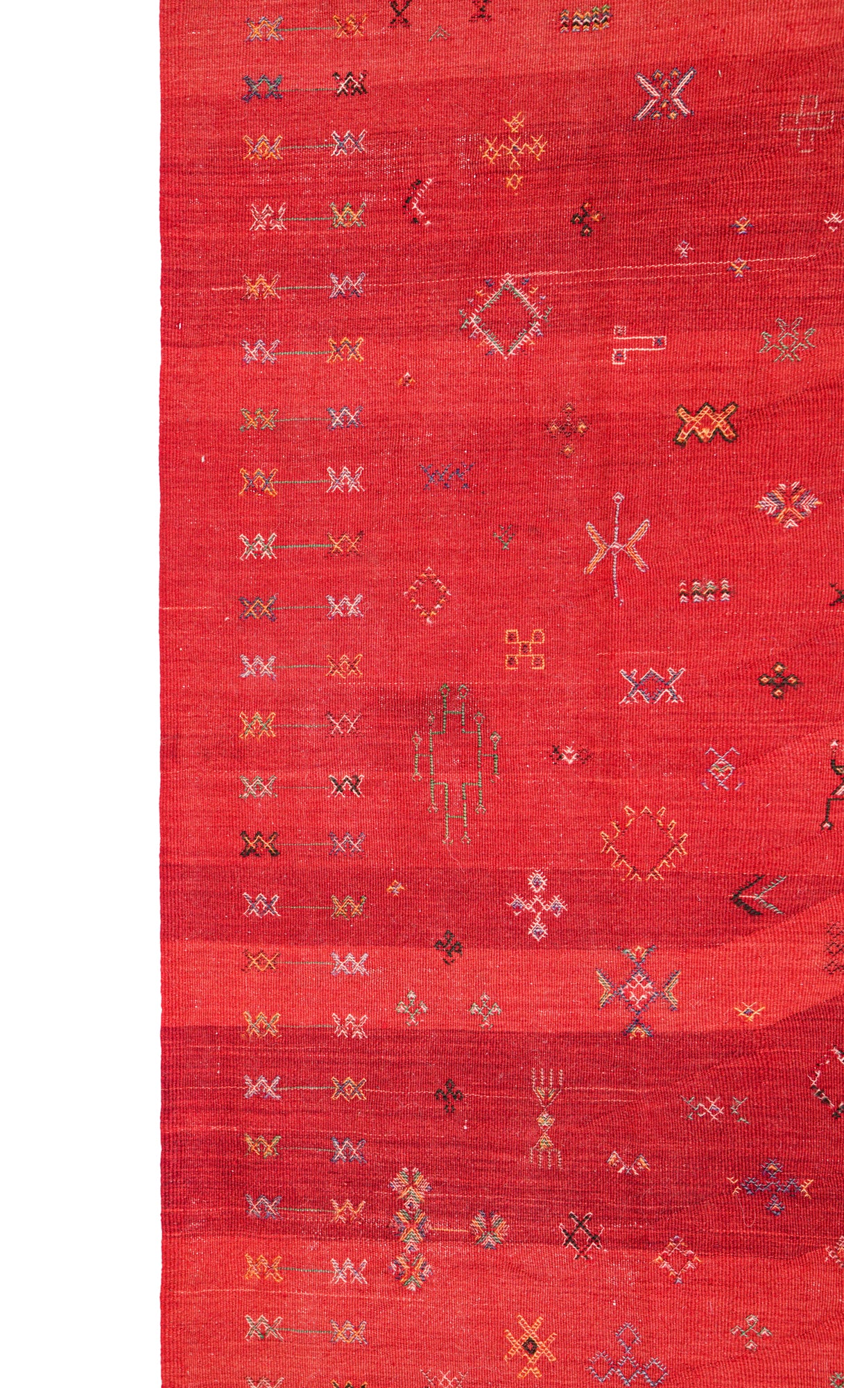 Vintage Moroccan tribal Kilim 10' x 6'5"