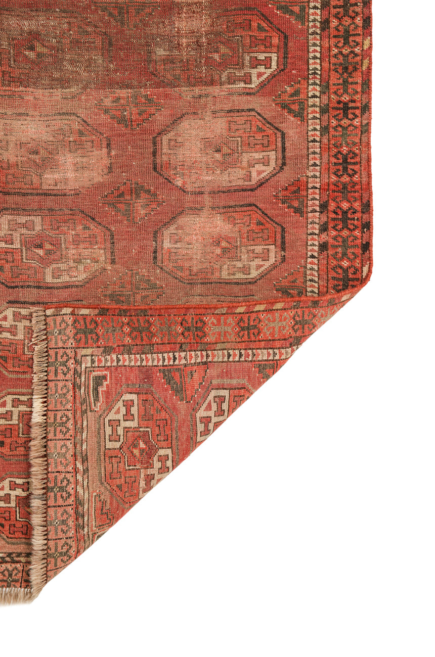 Vintage Turkmen Rug 4'8" X 2'8"