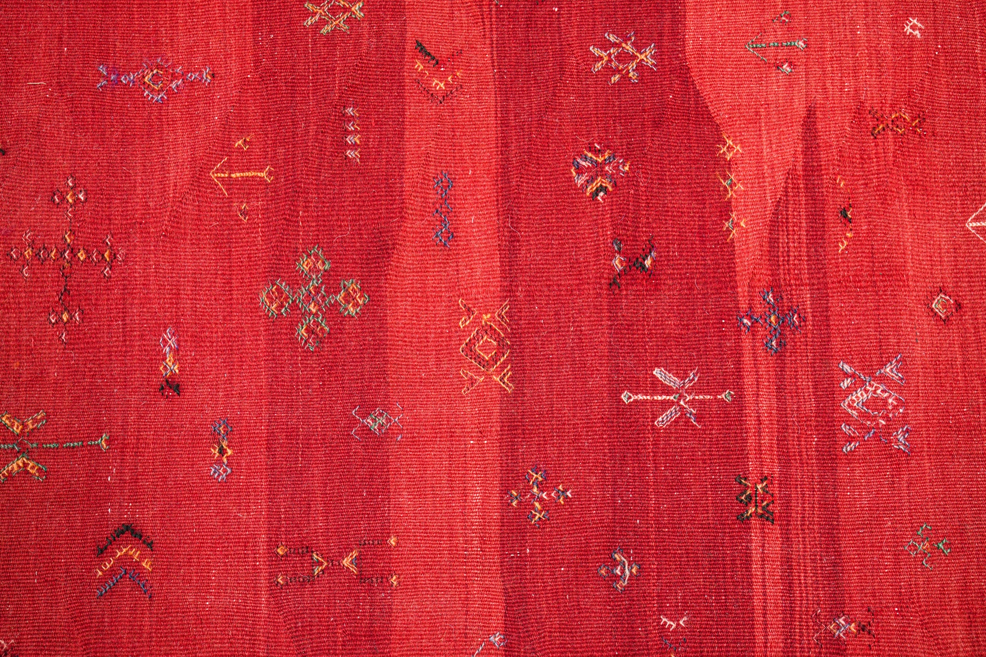 Vintage Moroccan tribal Kilim 10' x 6'5"