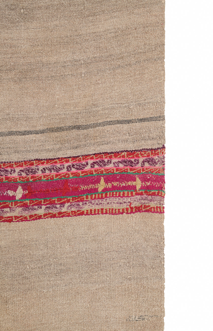 Vintage Bolivian Manta Textile 3'5" x 3'4"
