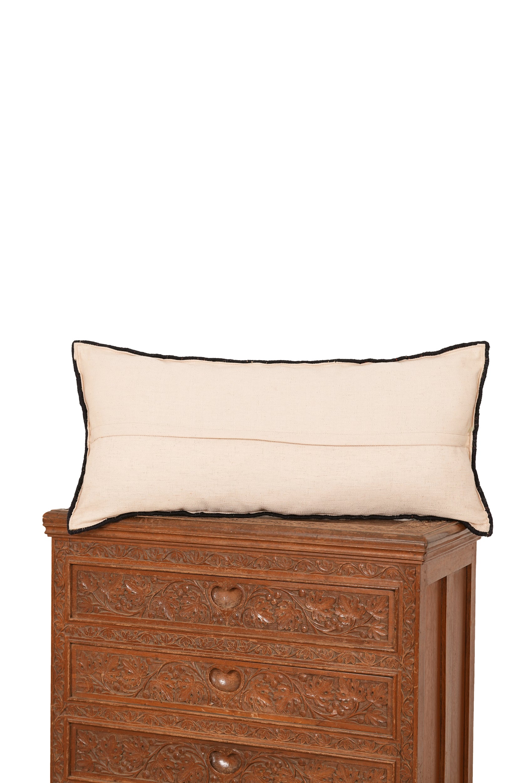 Antique Caucasian Fachralo Kazak cushion rug 2'10" x 1'4"