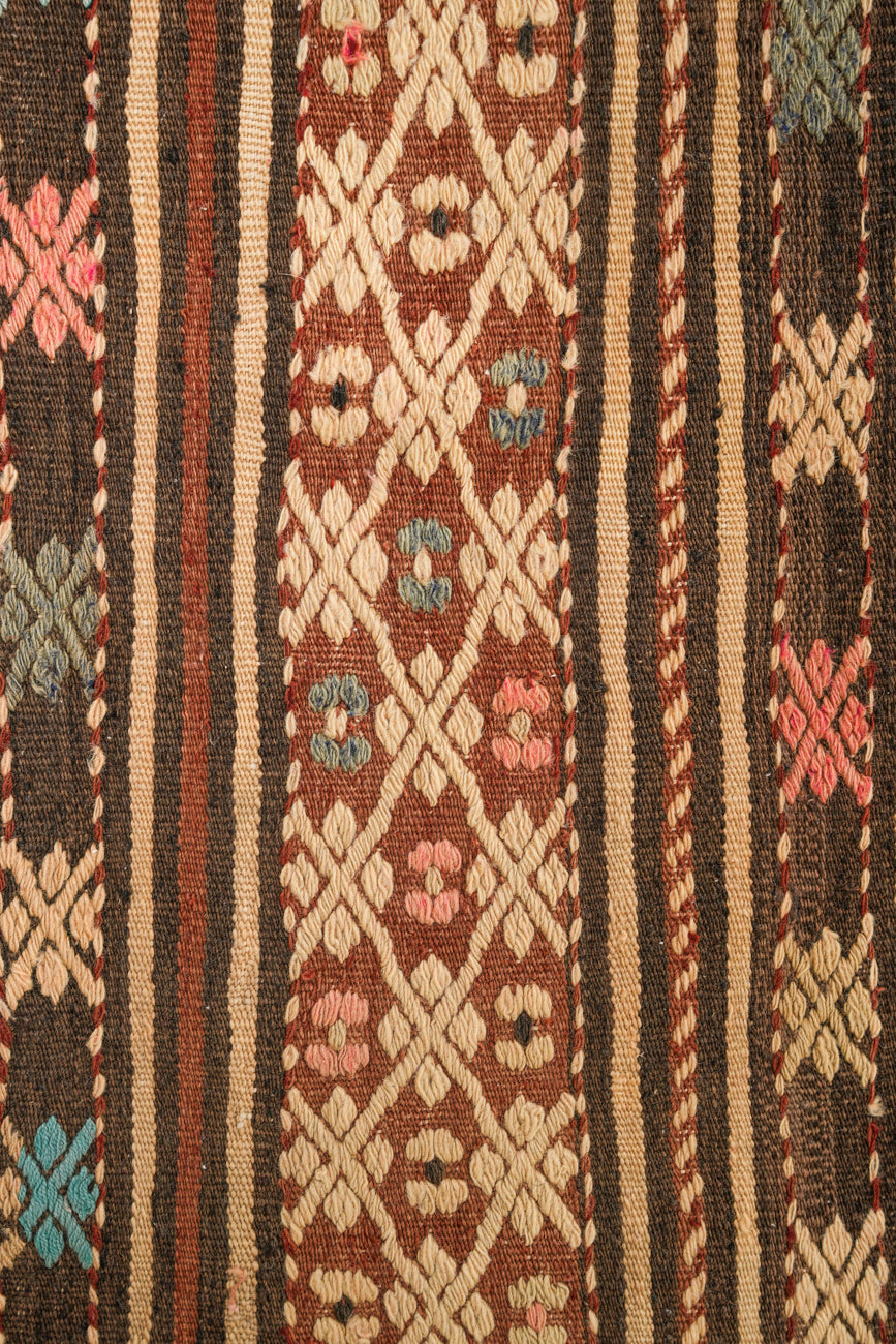 Vintage Turkish Kilim 4'4" X 2'