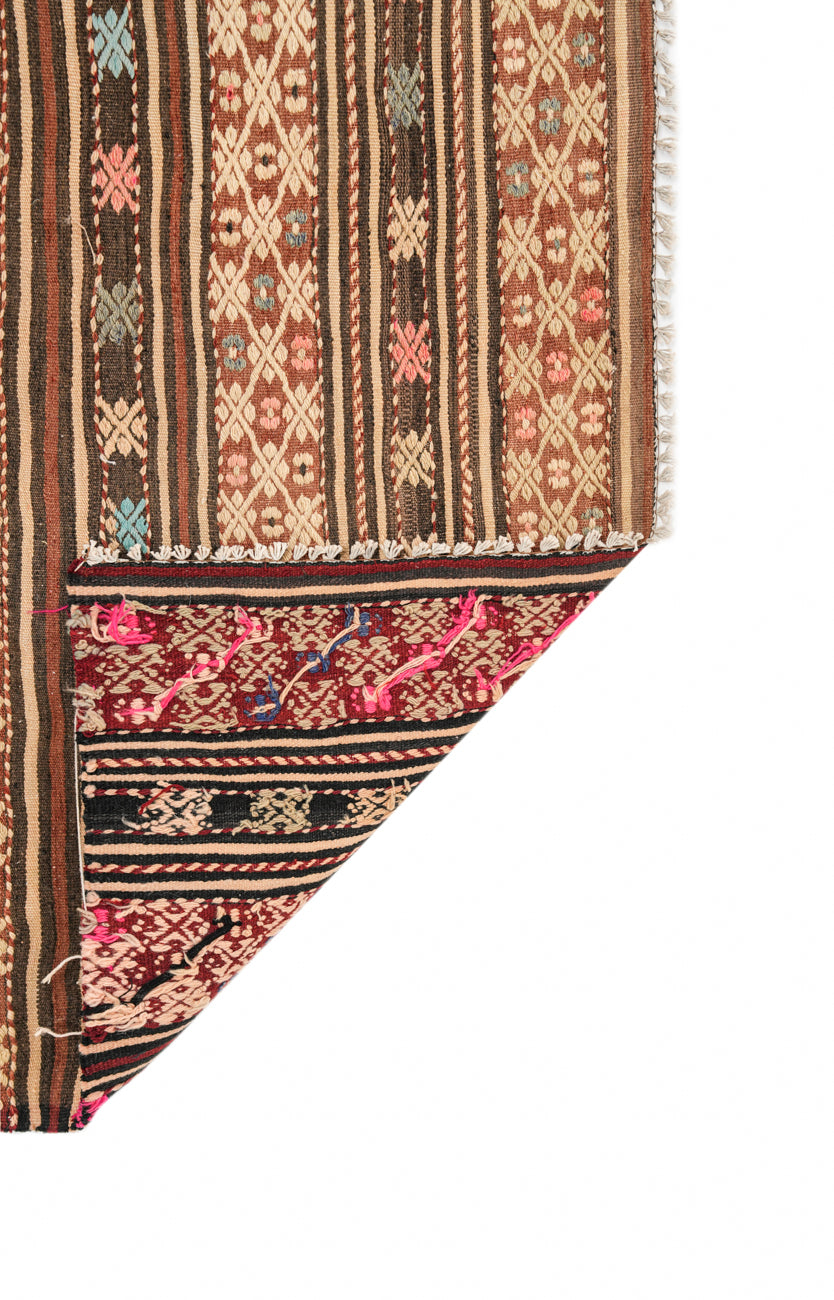 Vintage Turkish Kilim 4'4" X 2'