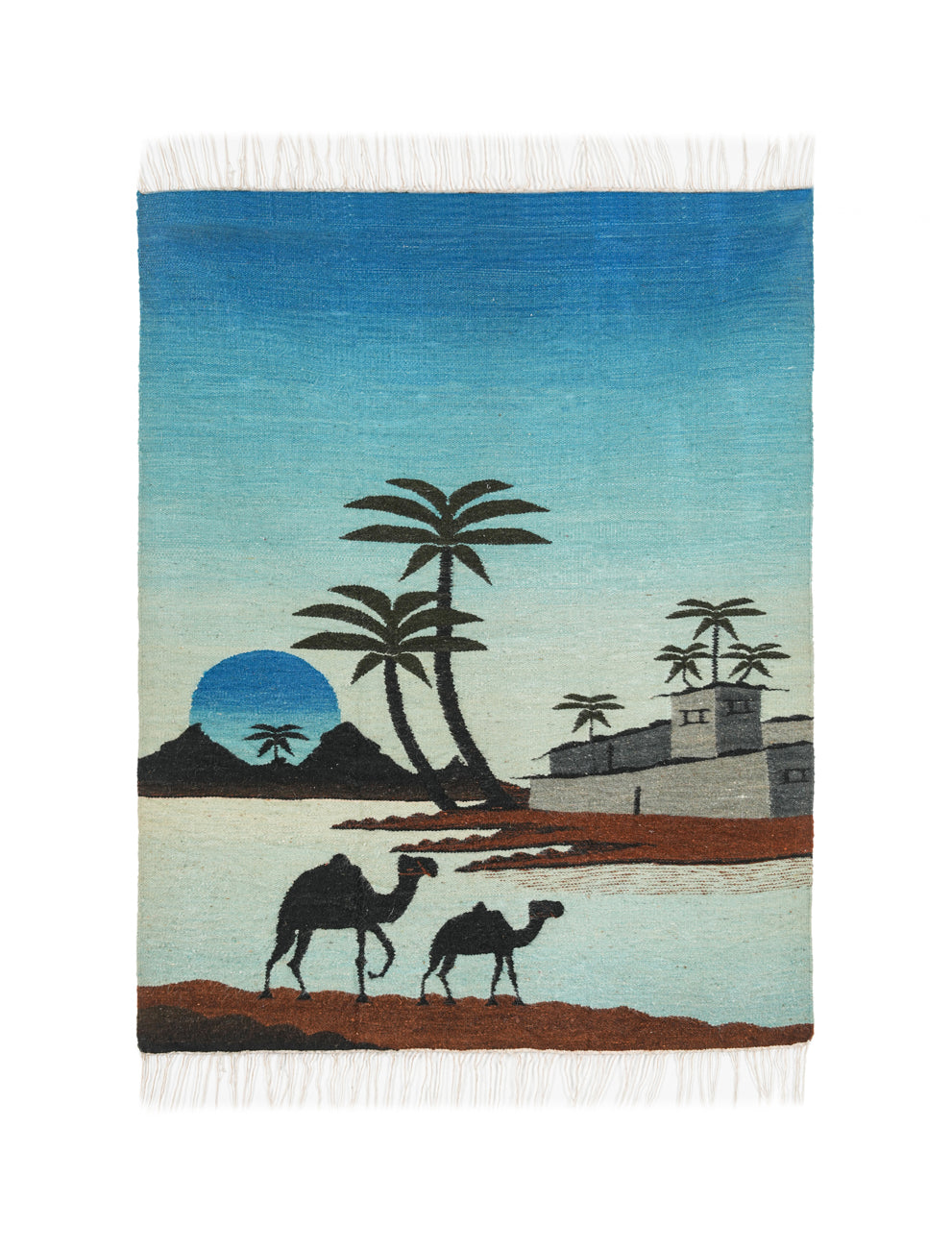 Vintage Tunisian Tapestry 4'1" x 3'3"