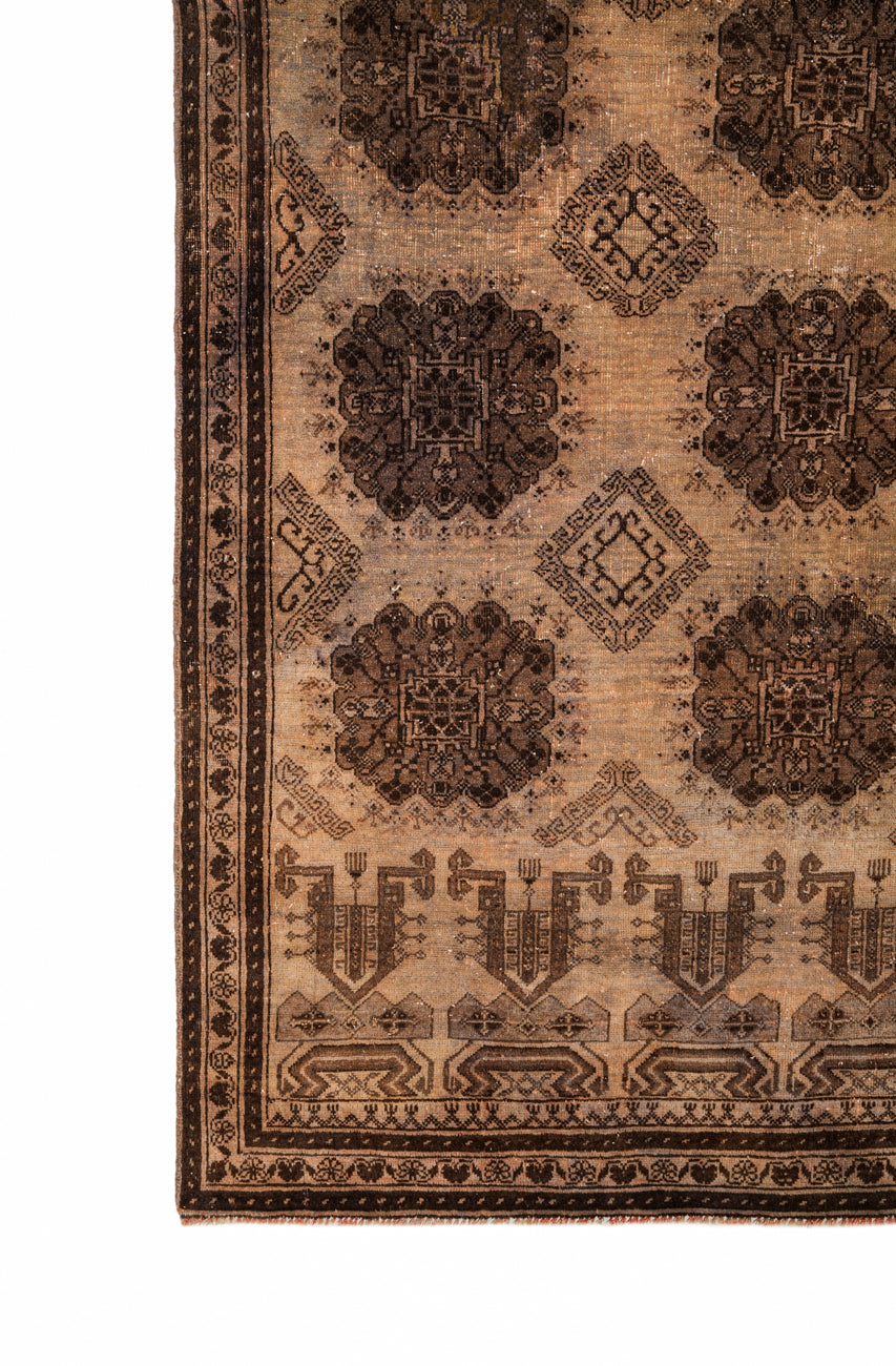 Vintage Turkmen Rug 7'7" X 5'1"