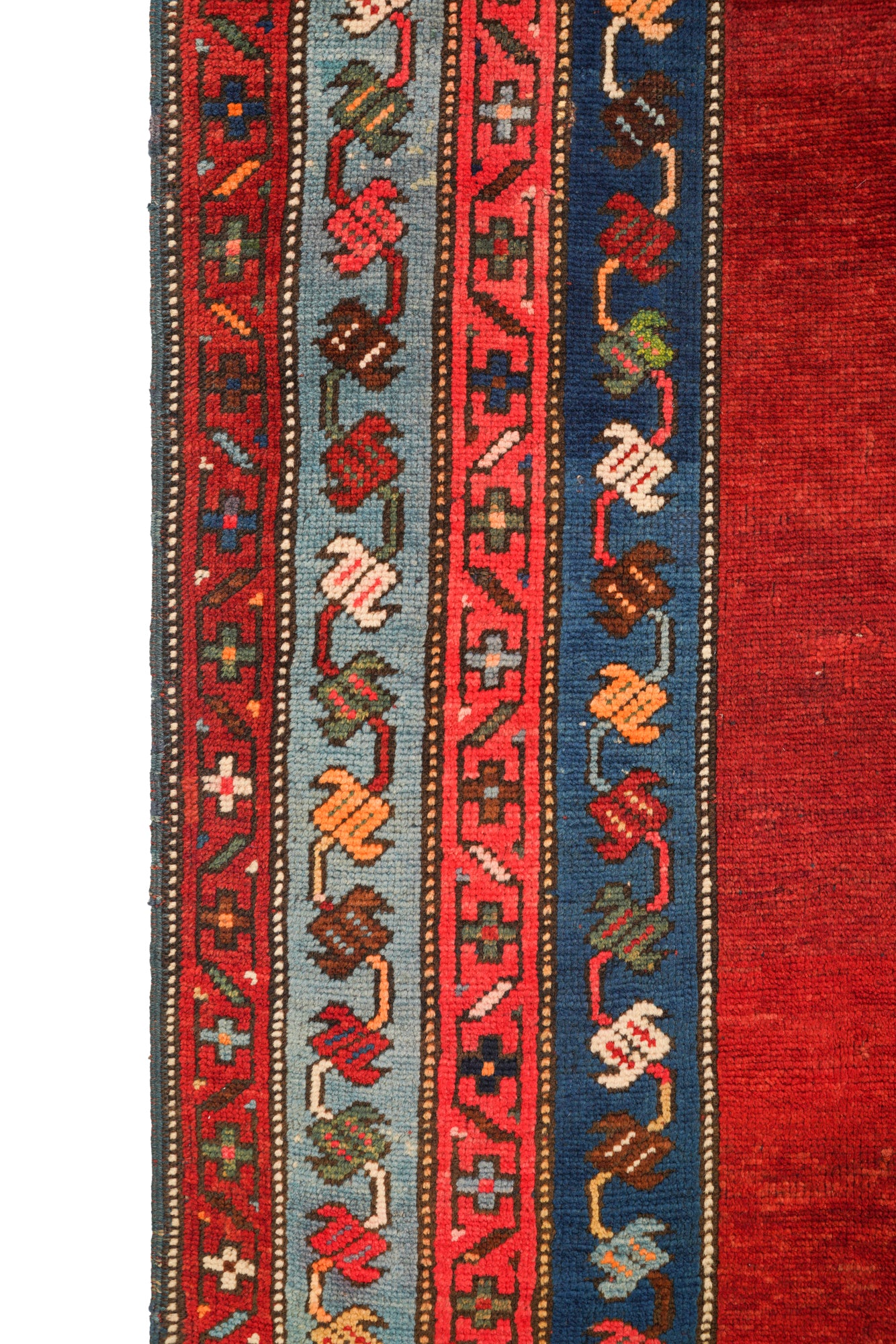 Antique Caucasian Kazak Rug 7'3" x '5"