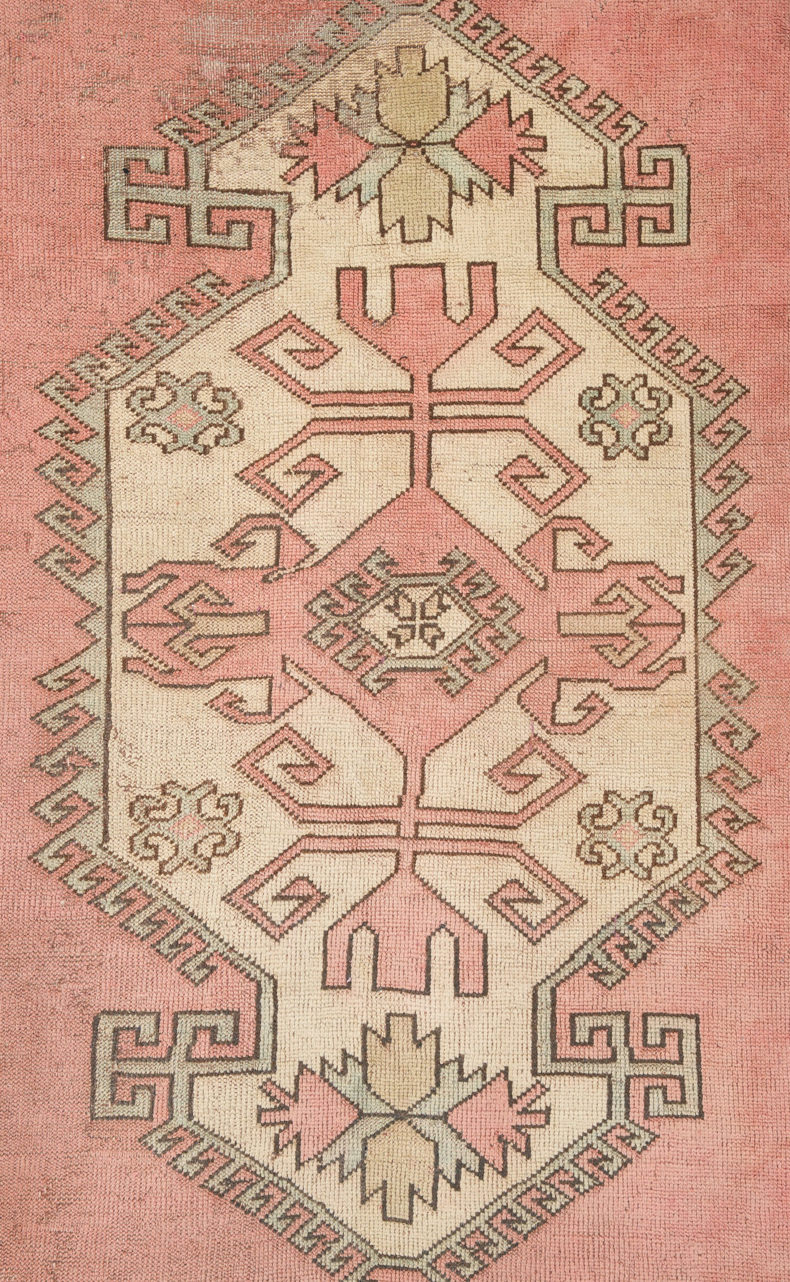 Vintage Turkish Kazak Rug 7'4" x 5'