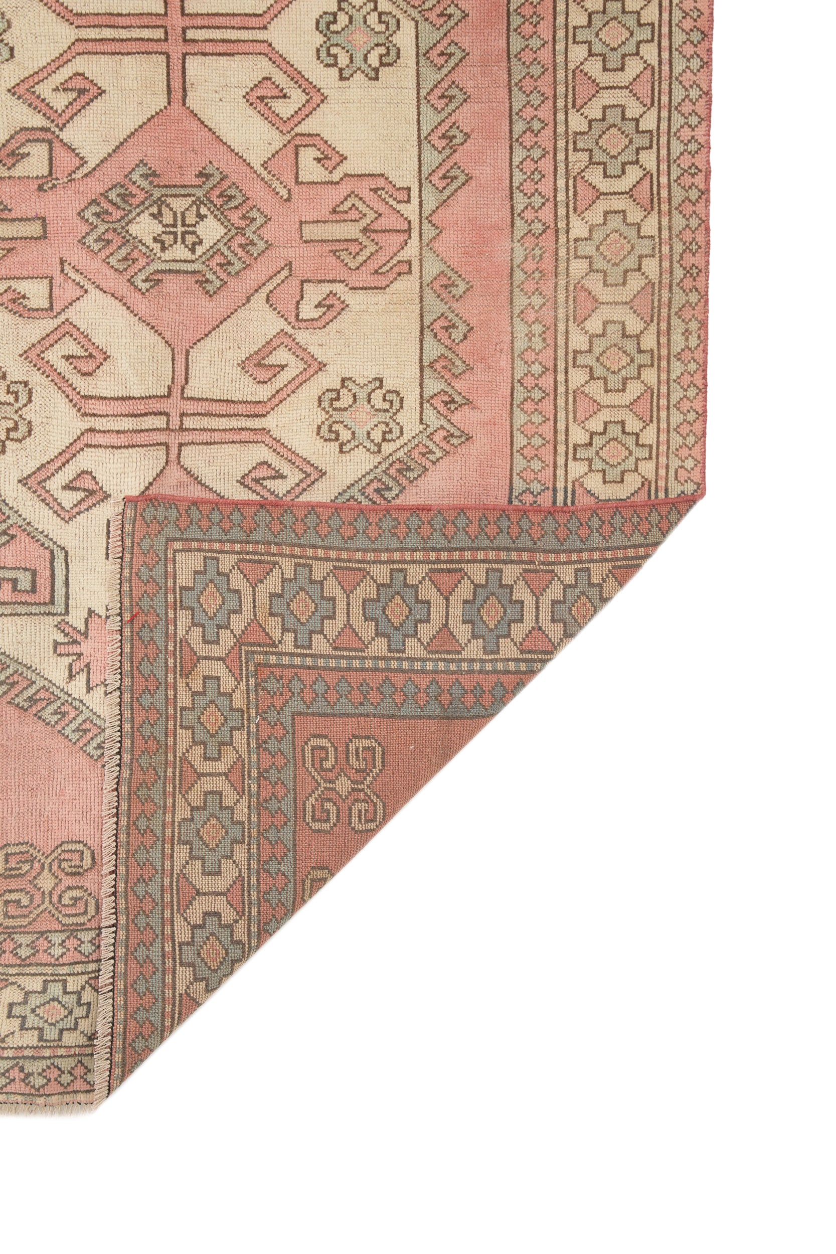 Vintage Turkish Kazak Rug 7'4" x 5'