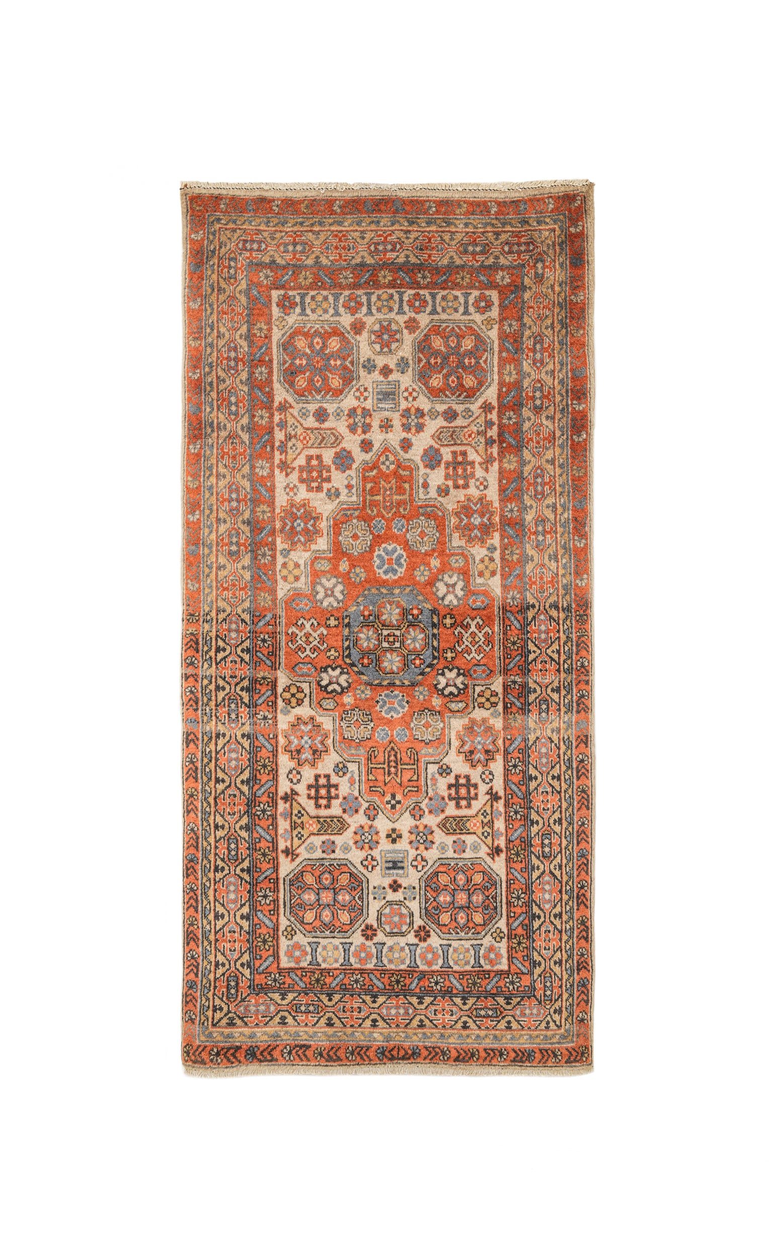 Vintage East Turkestan Khotan Rug 5'10" x 2'10"