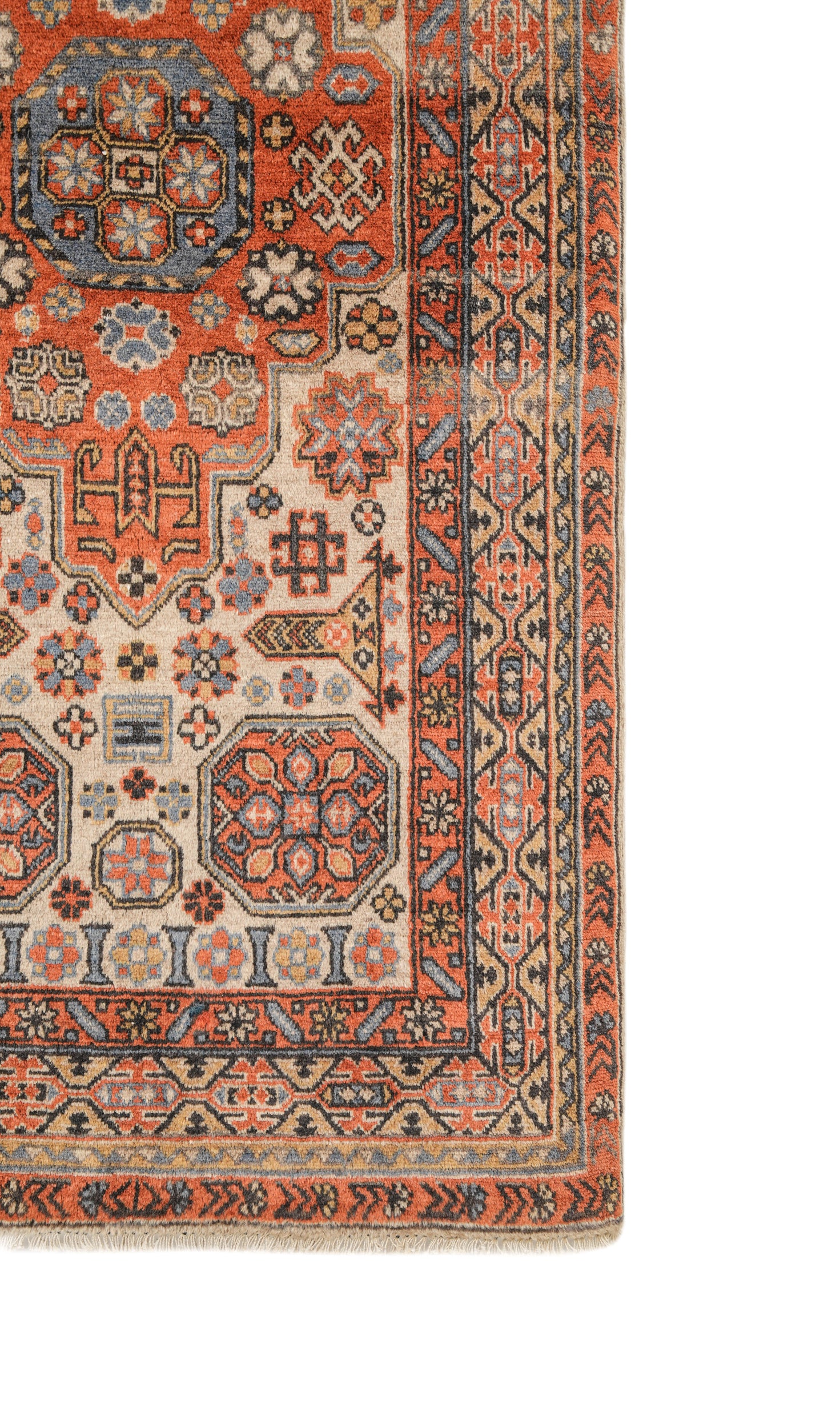 Vintage East Turkestan Khotan Rug 5'10" x 2'10"