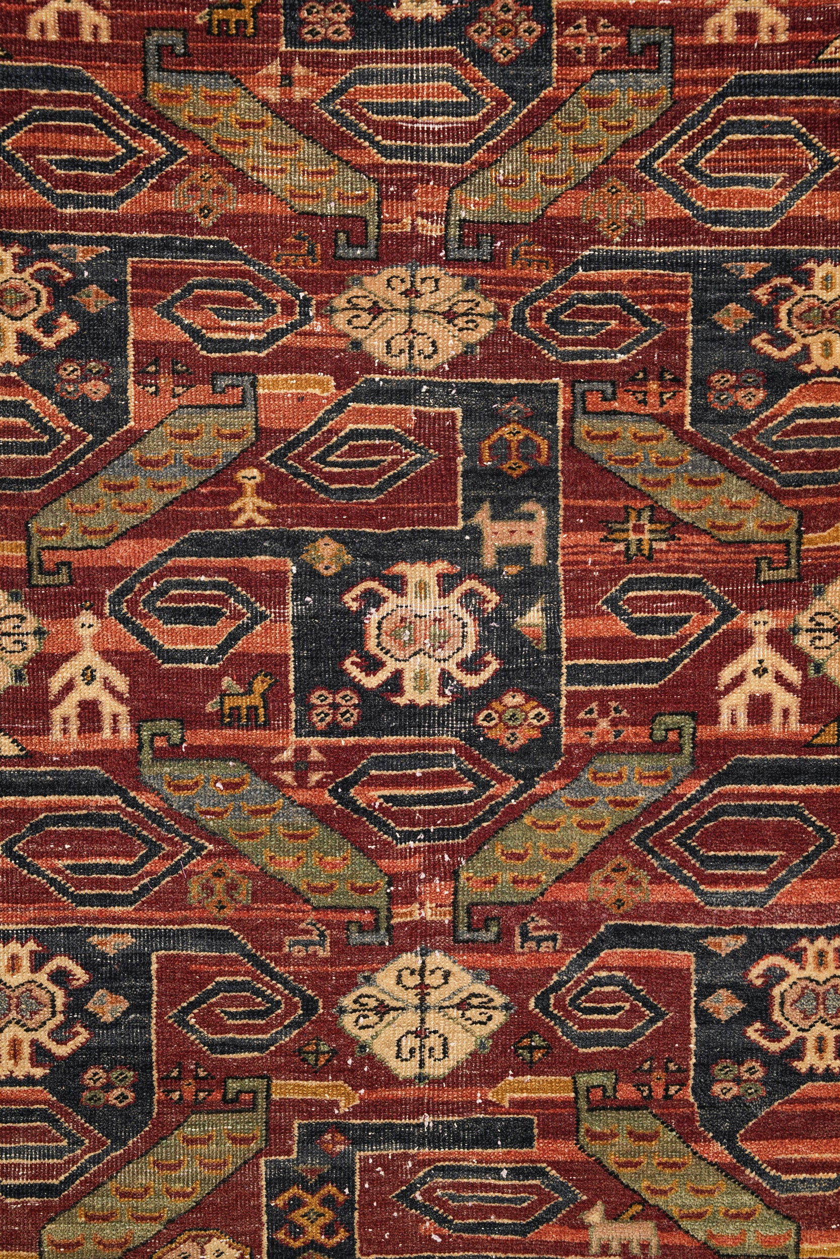 Vintage Turkmen Rug 5'9" x 3'10"