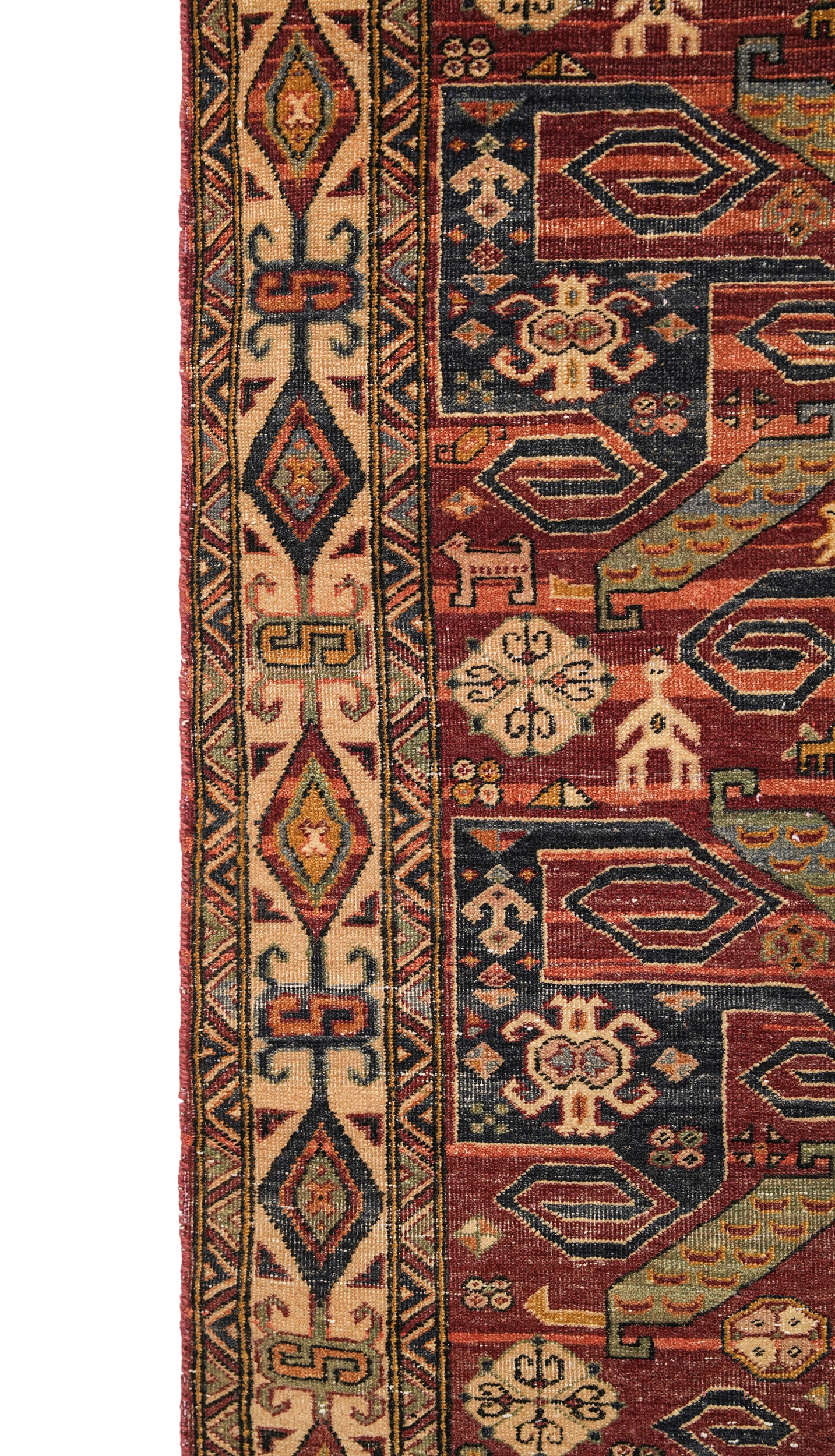 Vintage Turkmen Rug 5'9" x 3'10"