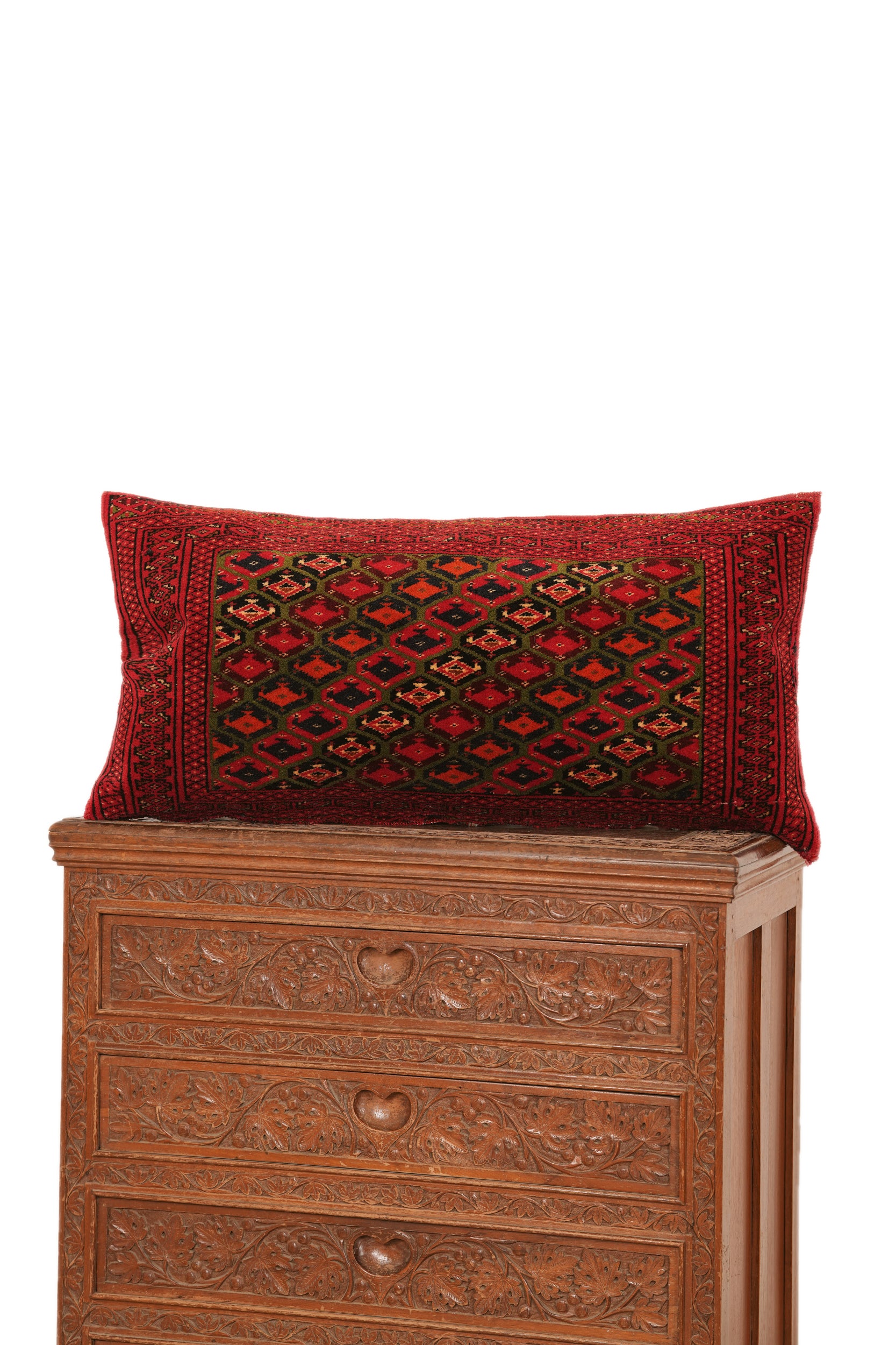 Vintage Turkmen Tribal Cushion 2'8" x 1'5"