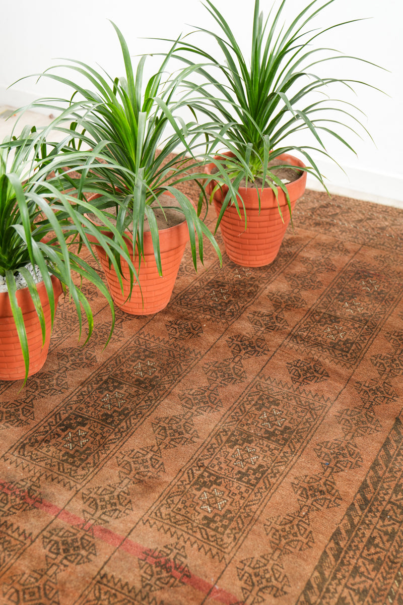 Vintage Turkmen Rug 9'3" x 6'10"