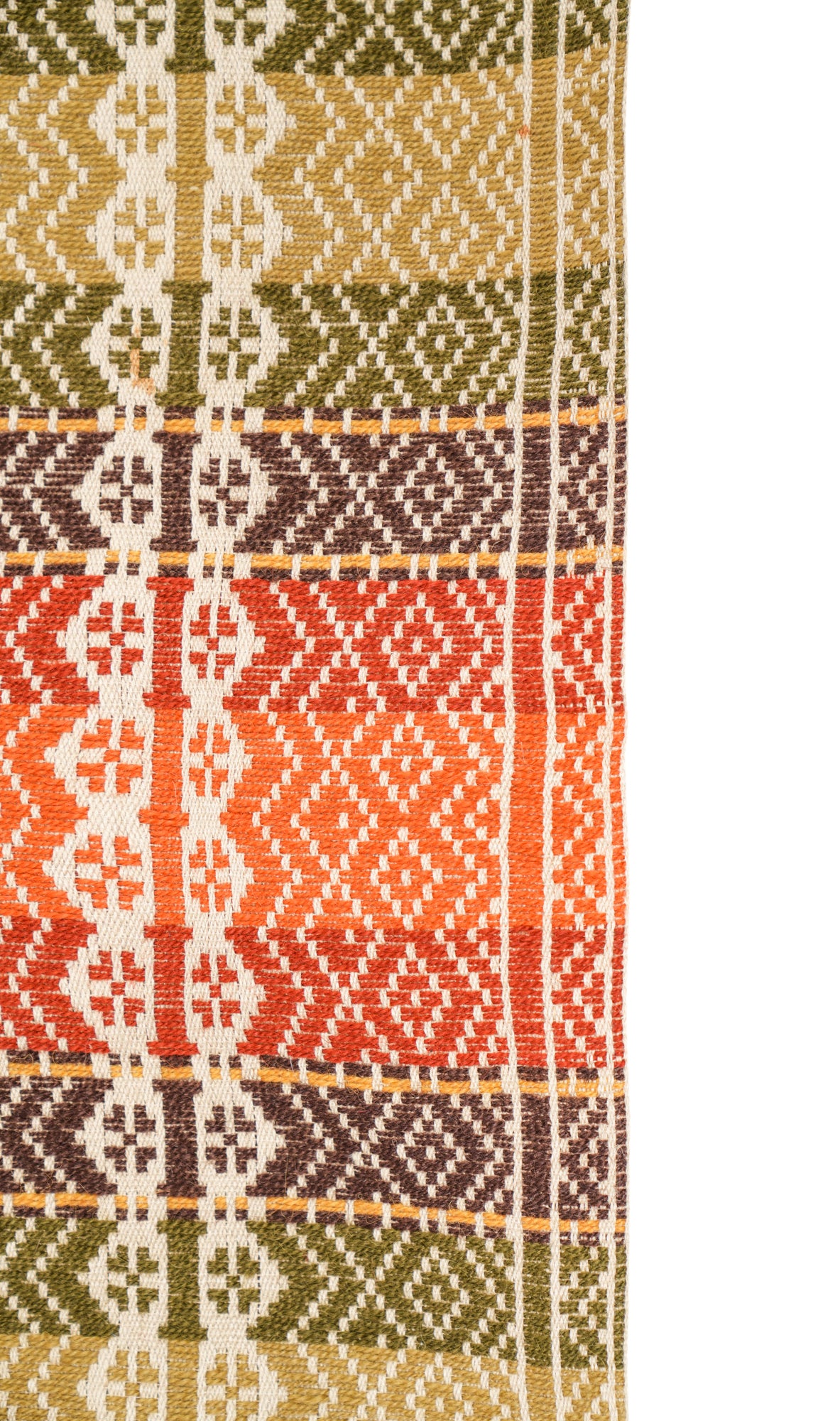 Vintage Scandinavian Skillbragd Textile 3'2" x 1'3"