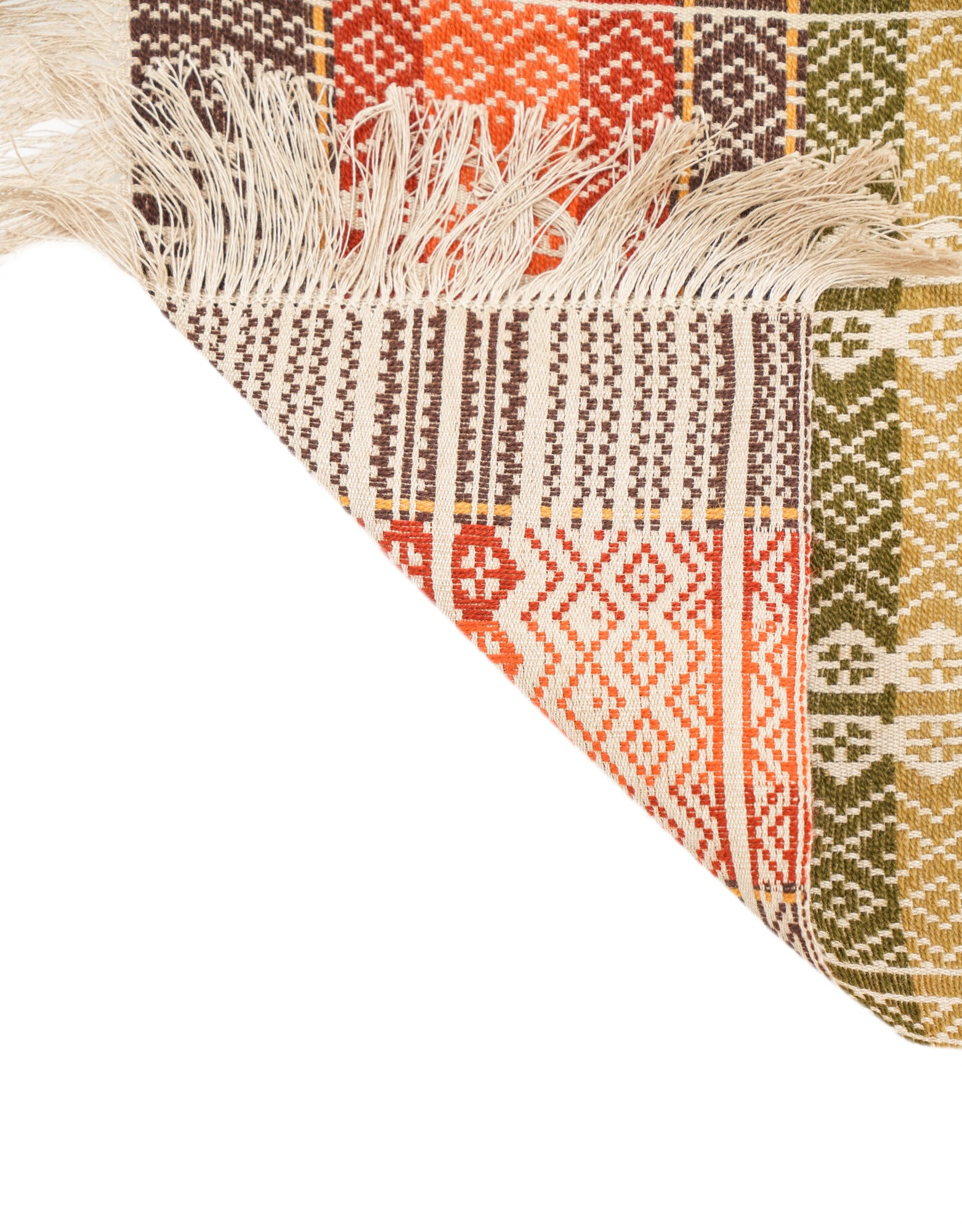 Vintage Scandinavian Skillbragd Textile 3'2" x 1'3"