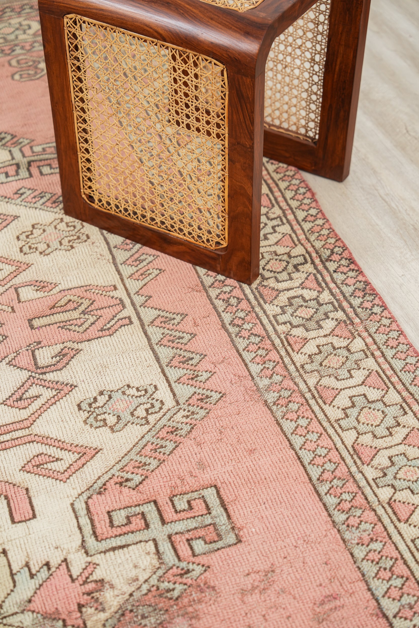 Vintage Turkish Kazak Rug 7'4" x 5'