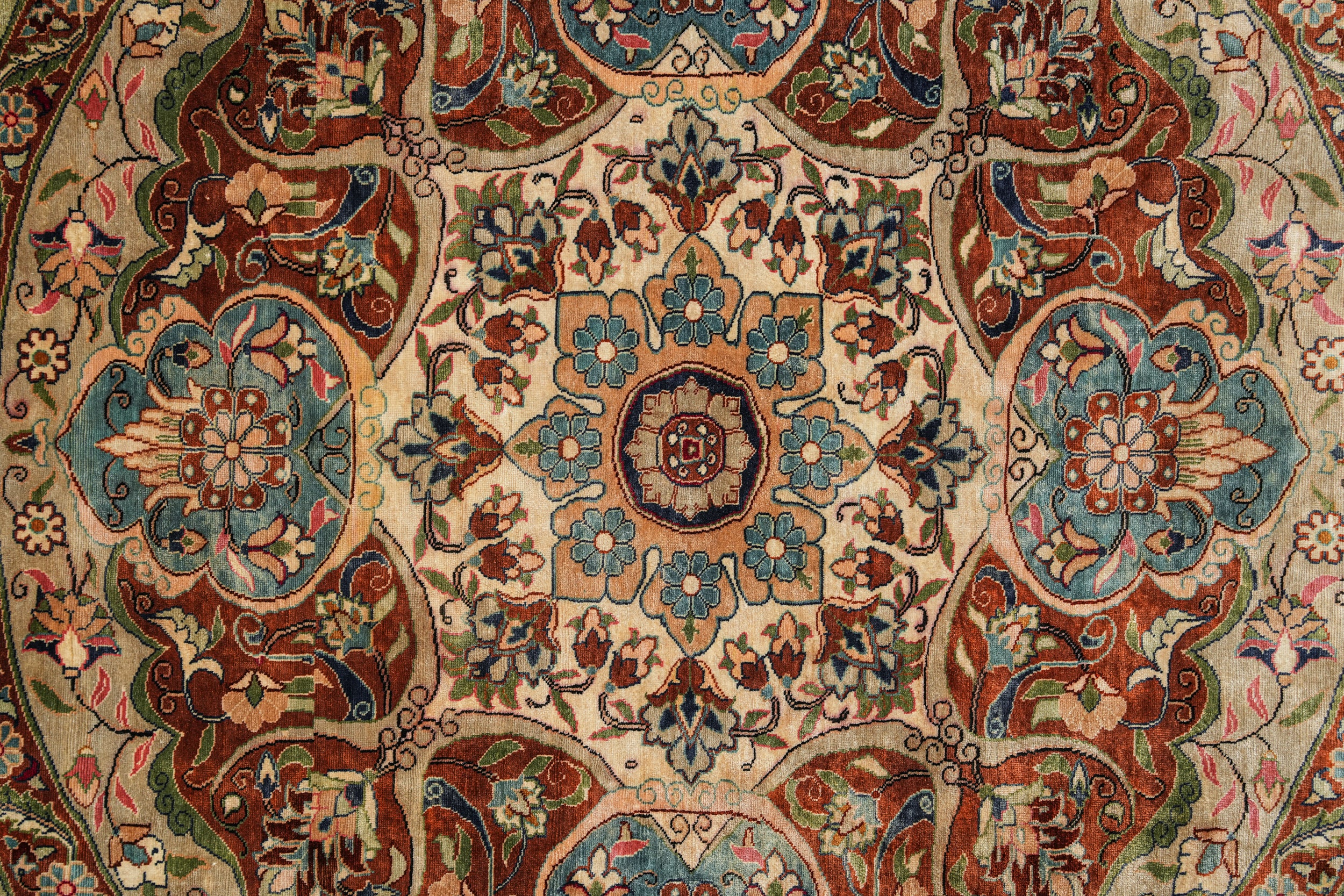 Turkish Silk Hereke Rug 11'6" x 8'8"