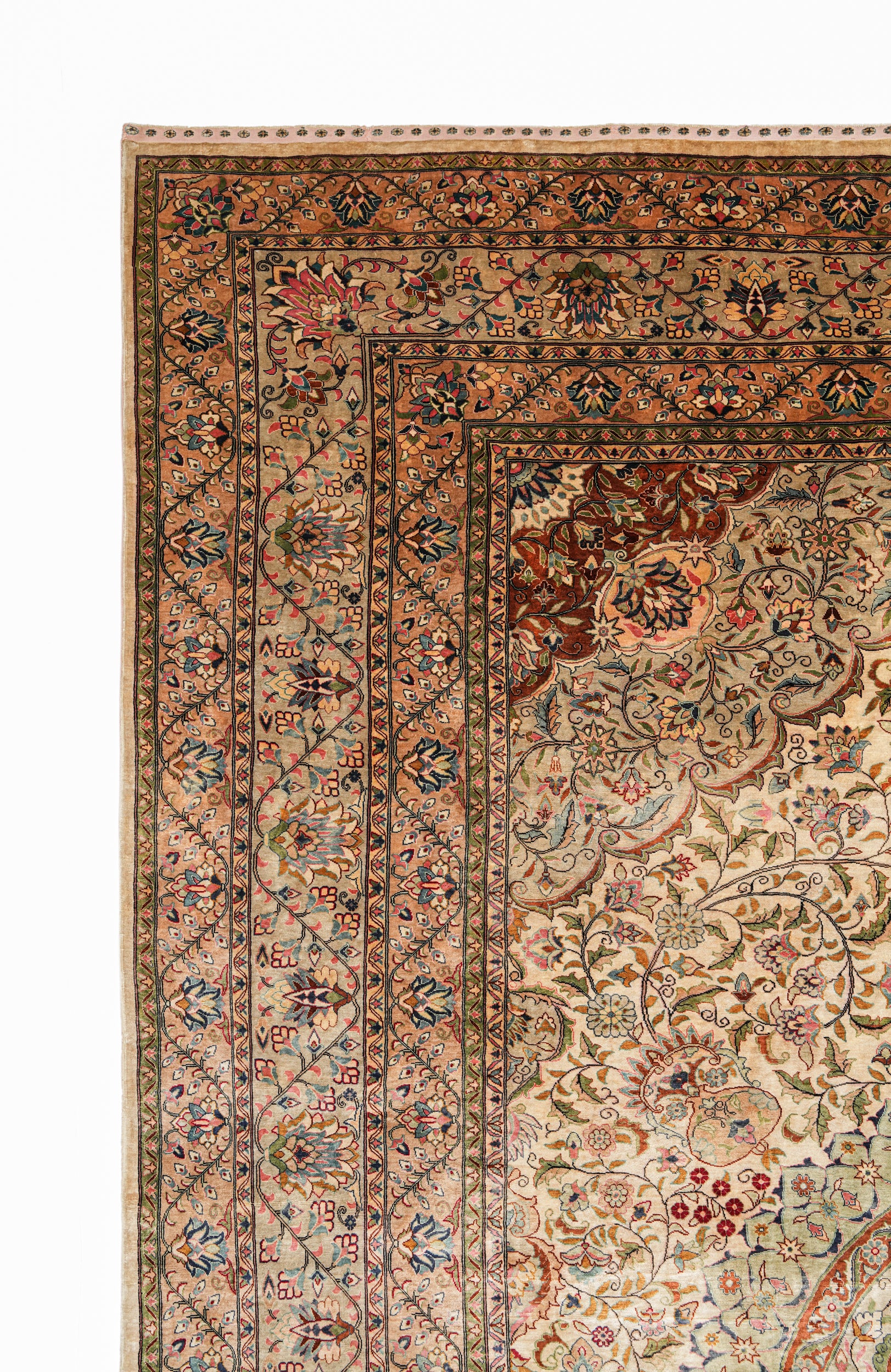 Turkish Silk Hereke Rug 11'6" x 8'8"
