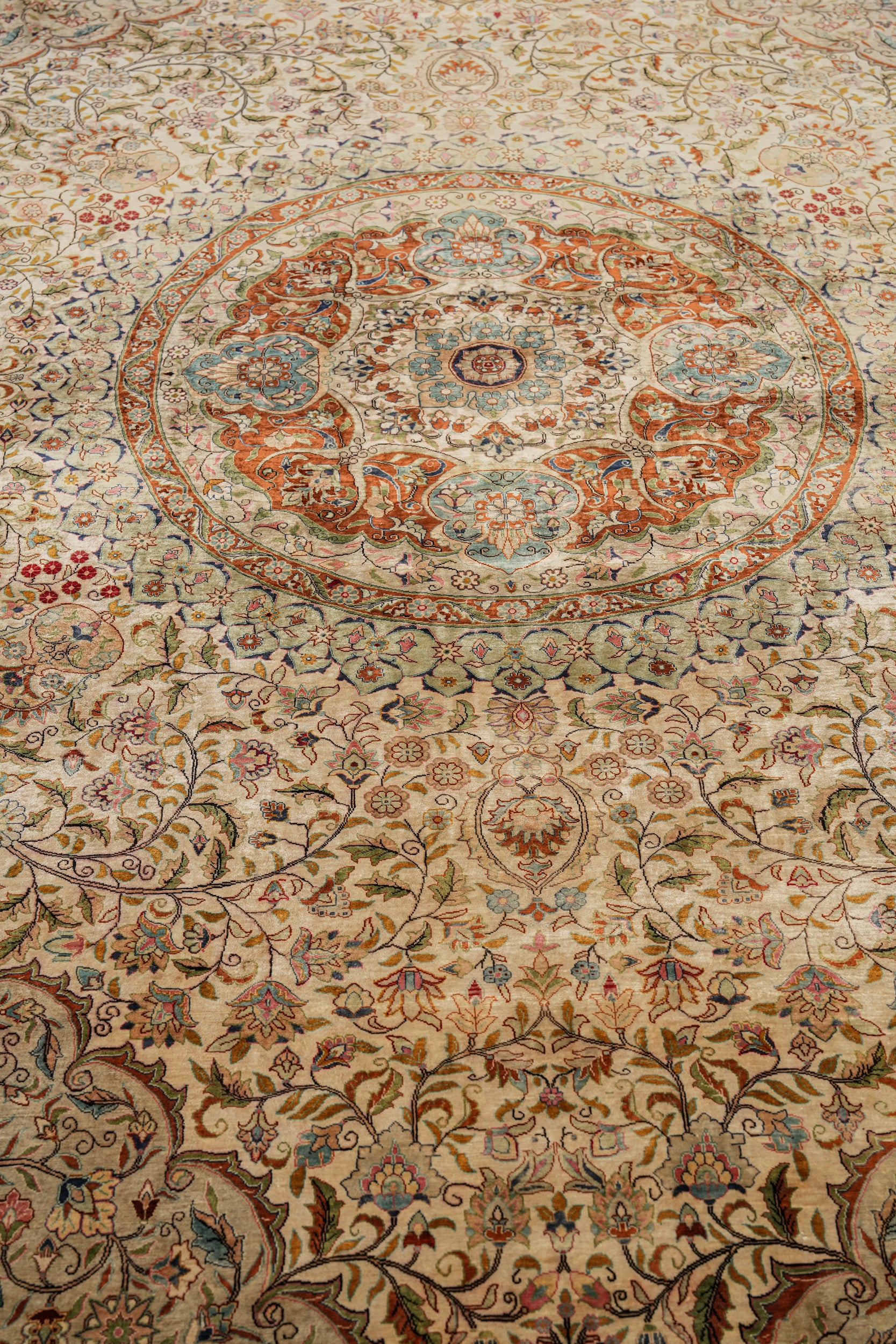Turkish Silk Hereke Rug 11'6" x 8'8"
