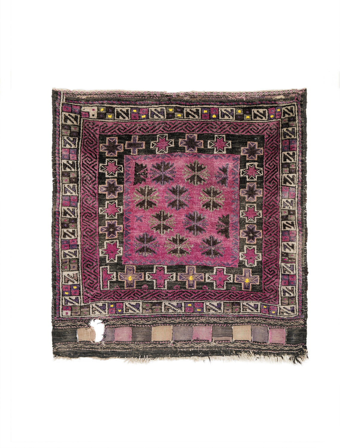 Vintage Baloch Rug 2'6" x 2'5"