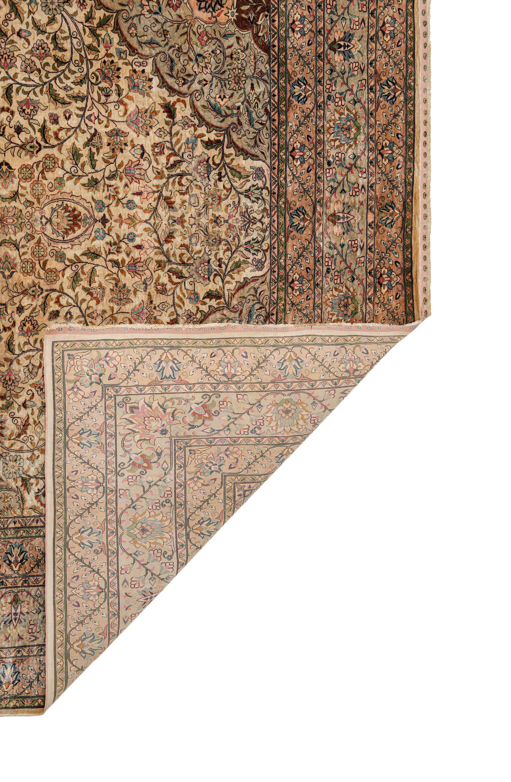 Turkish Silk Hereke Rug 11'6" x 8'8"