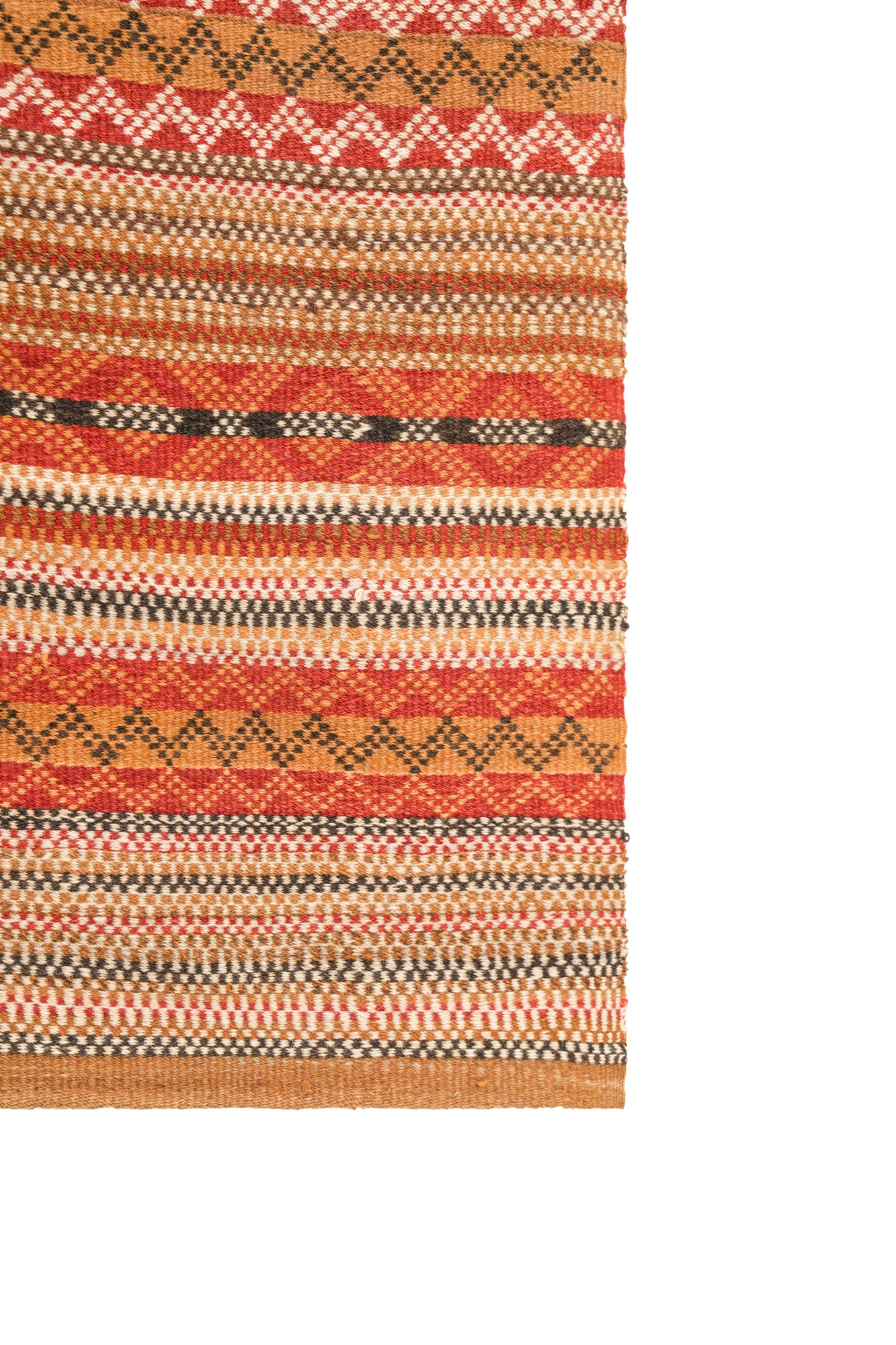 Antique Danish Dansk Brogd Coverlet textile 4'10" x 4'2"