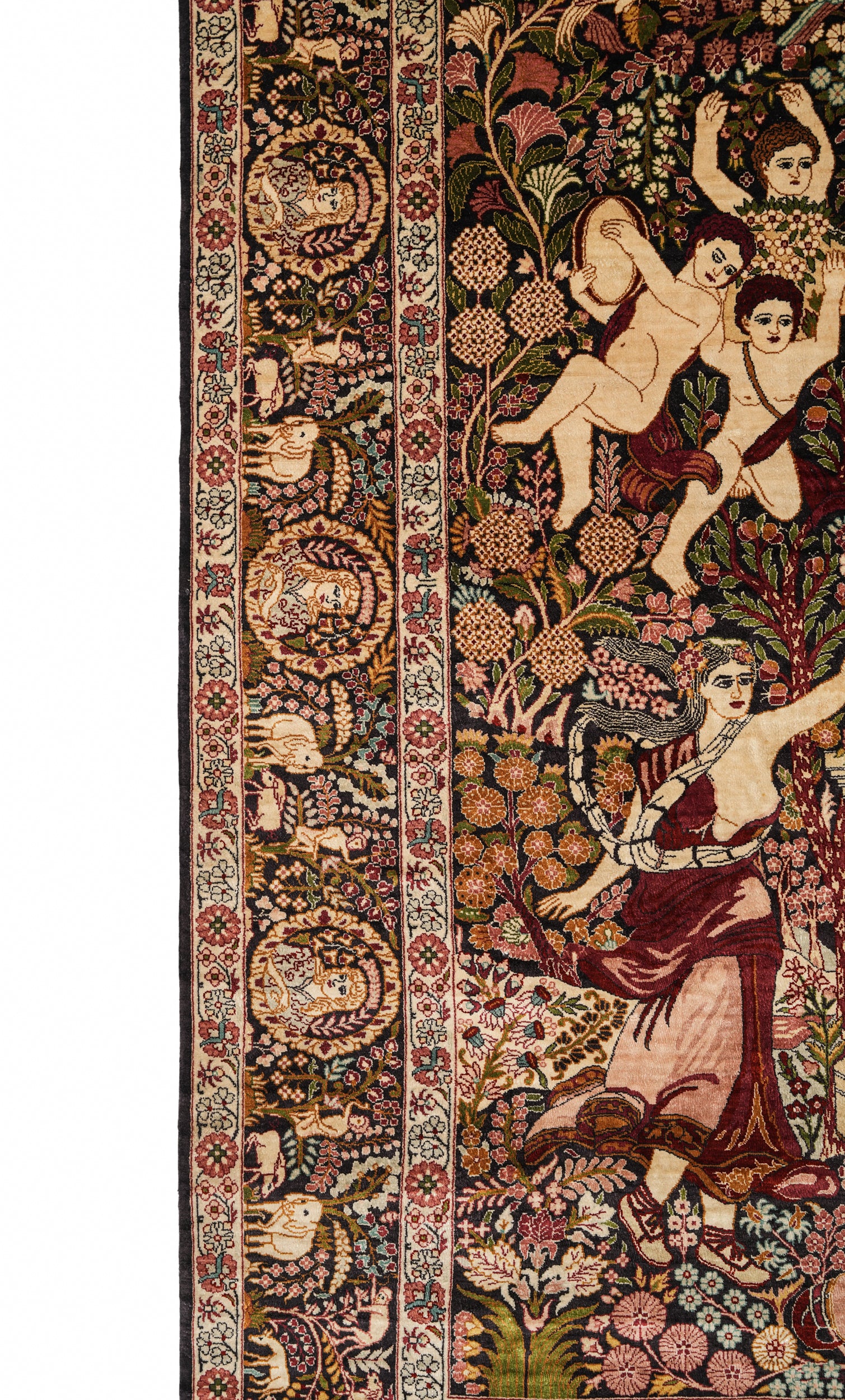 Raphael Silk Pictorial Rug 3' x 2'