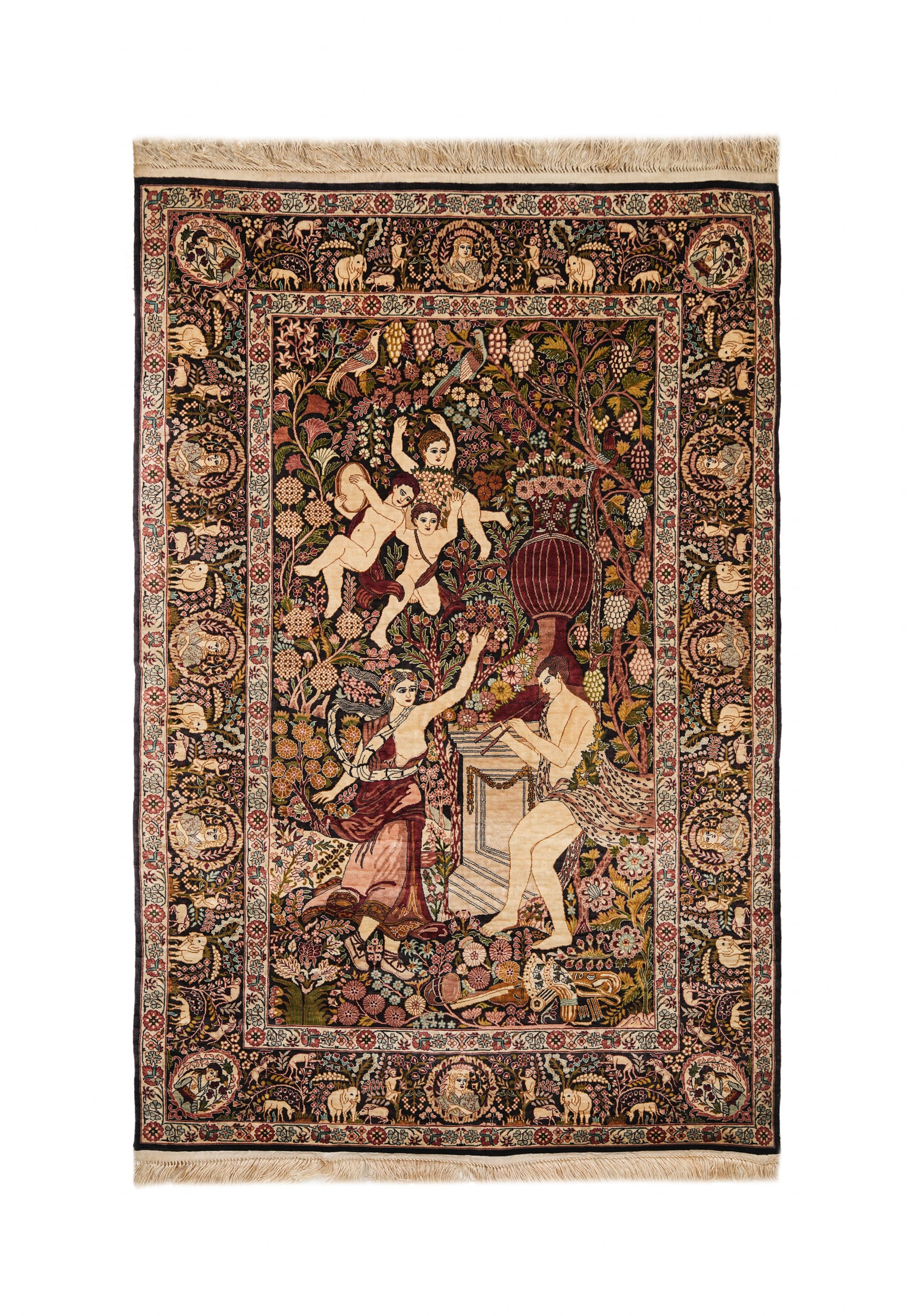 Raphael Silk Pictorial Rug 3' x 2'