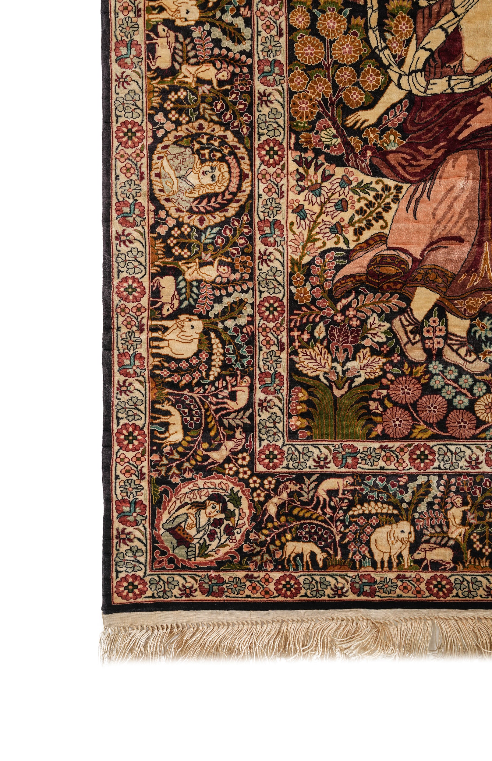 Raphael Silk Pictorial Rug 3' x 2'