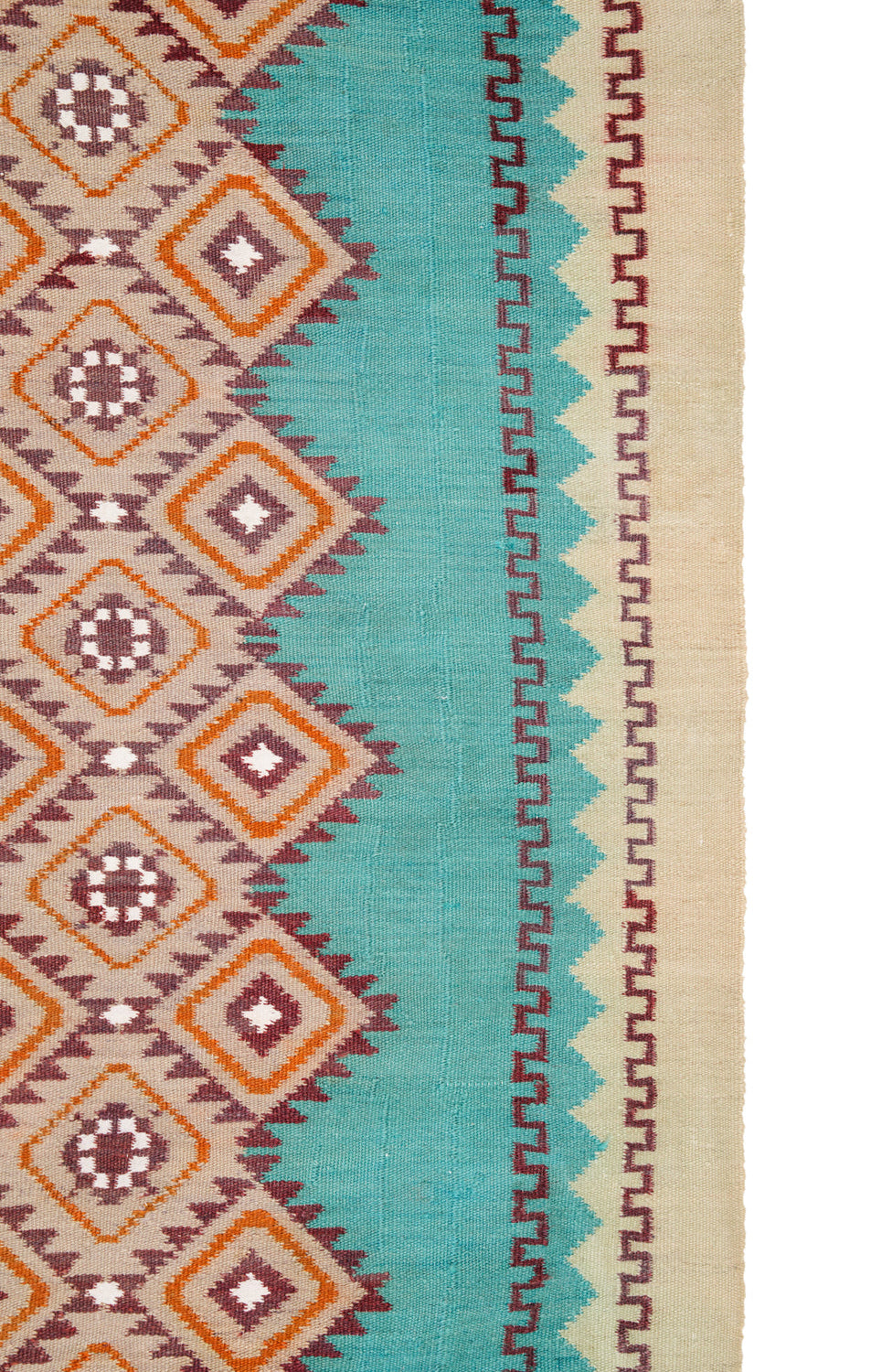 Vintage Polish Hallway Kilim 11' x 5'