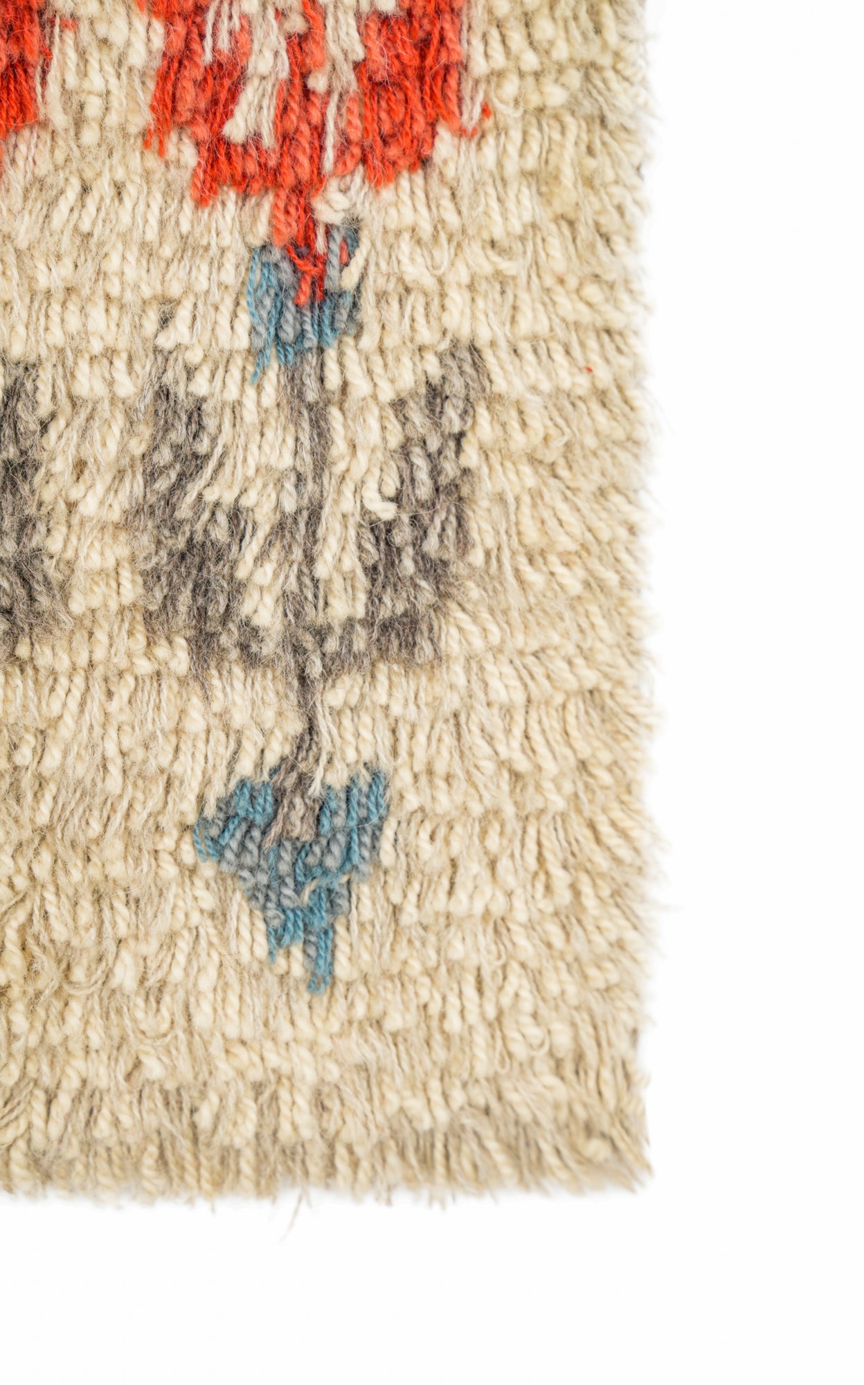 Vintage Scandinavian Rya Rug 2'7" x 1'3"