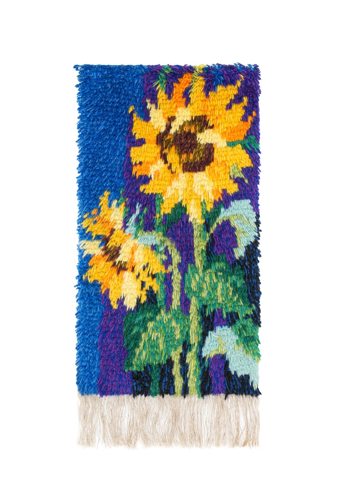 Vintage Scandinavian Rya Rug 2'2" x 1'2"