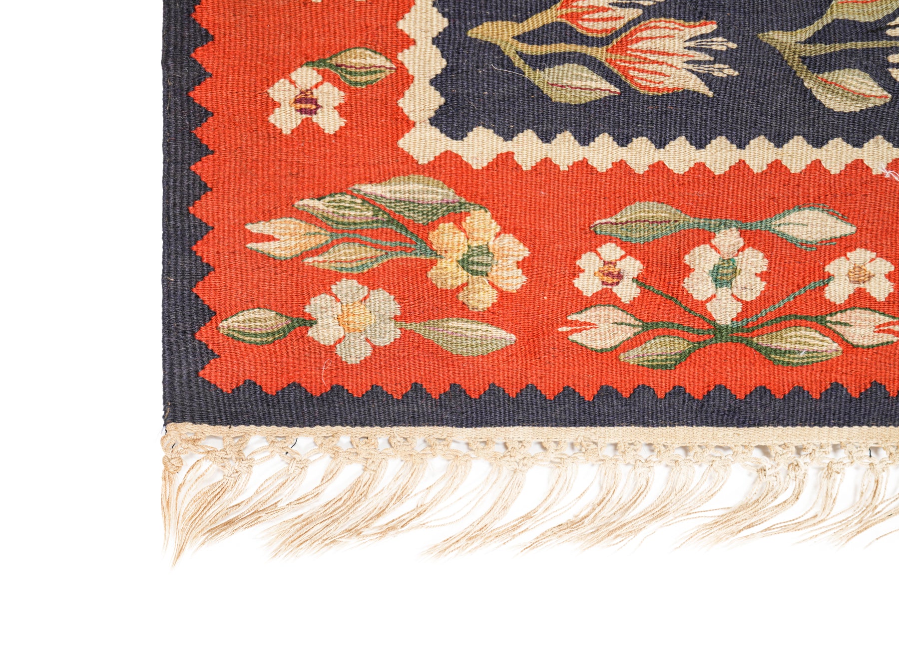 Antique Balkans Sarkoy Kilims 1'9" x 1'9" Each