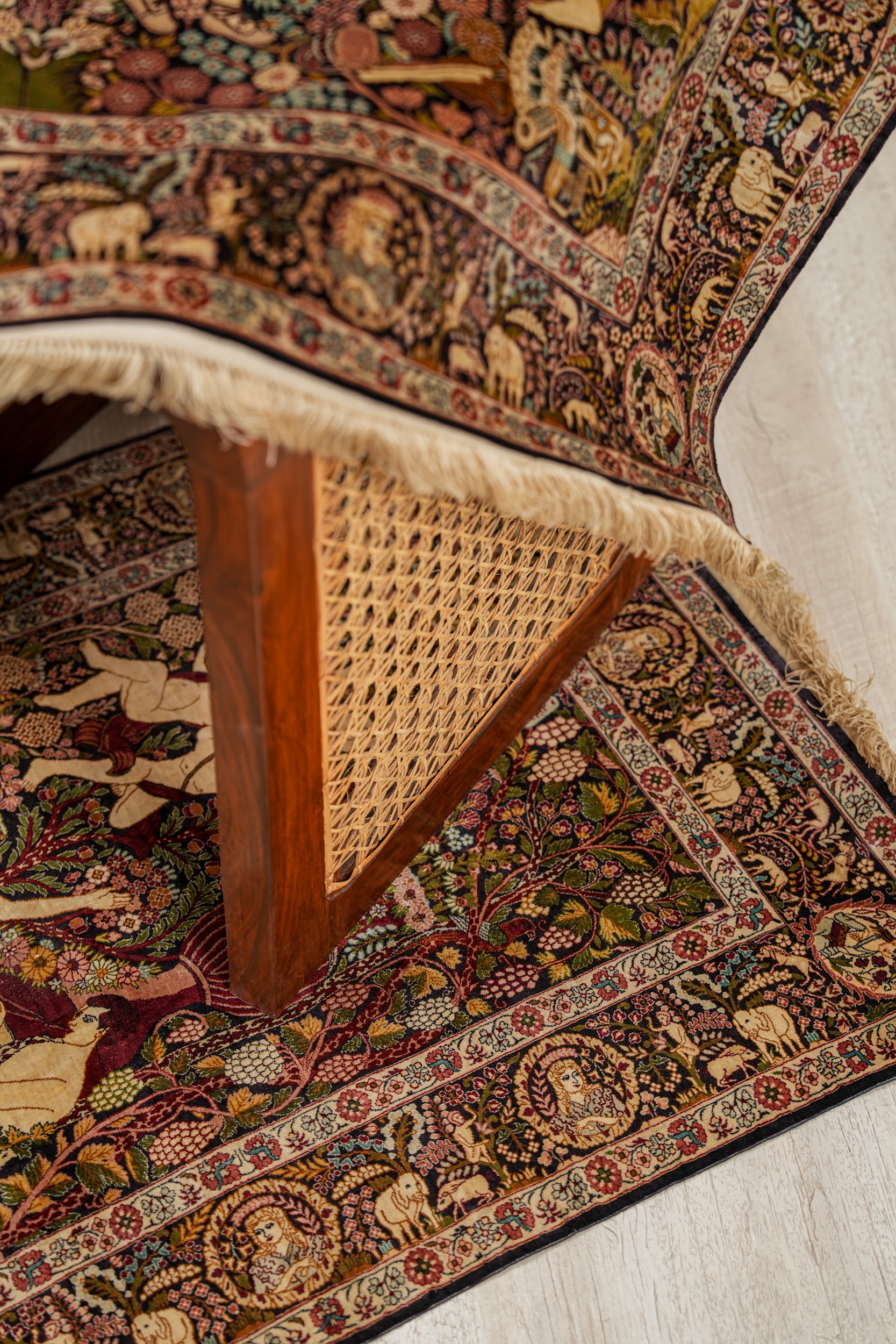 Raphael Silk Pictorial Rug 3' x 2'