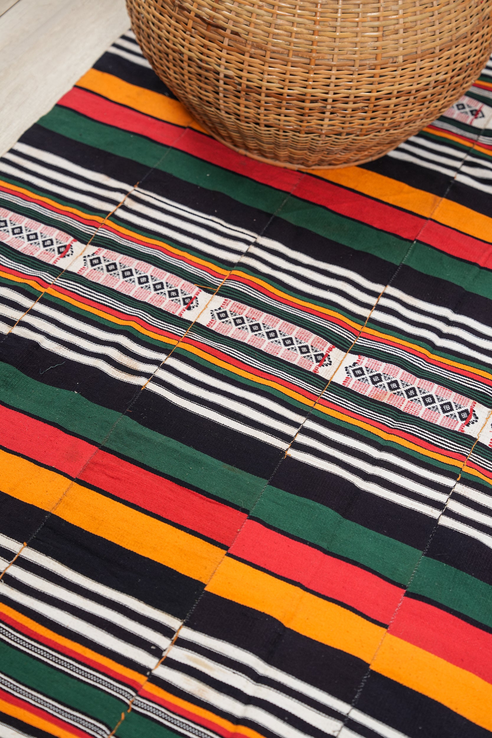 Antique African Fulani Dori Textile 8'6" X 4'5"