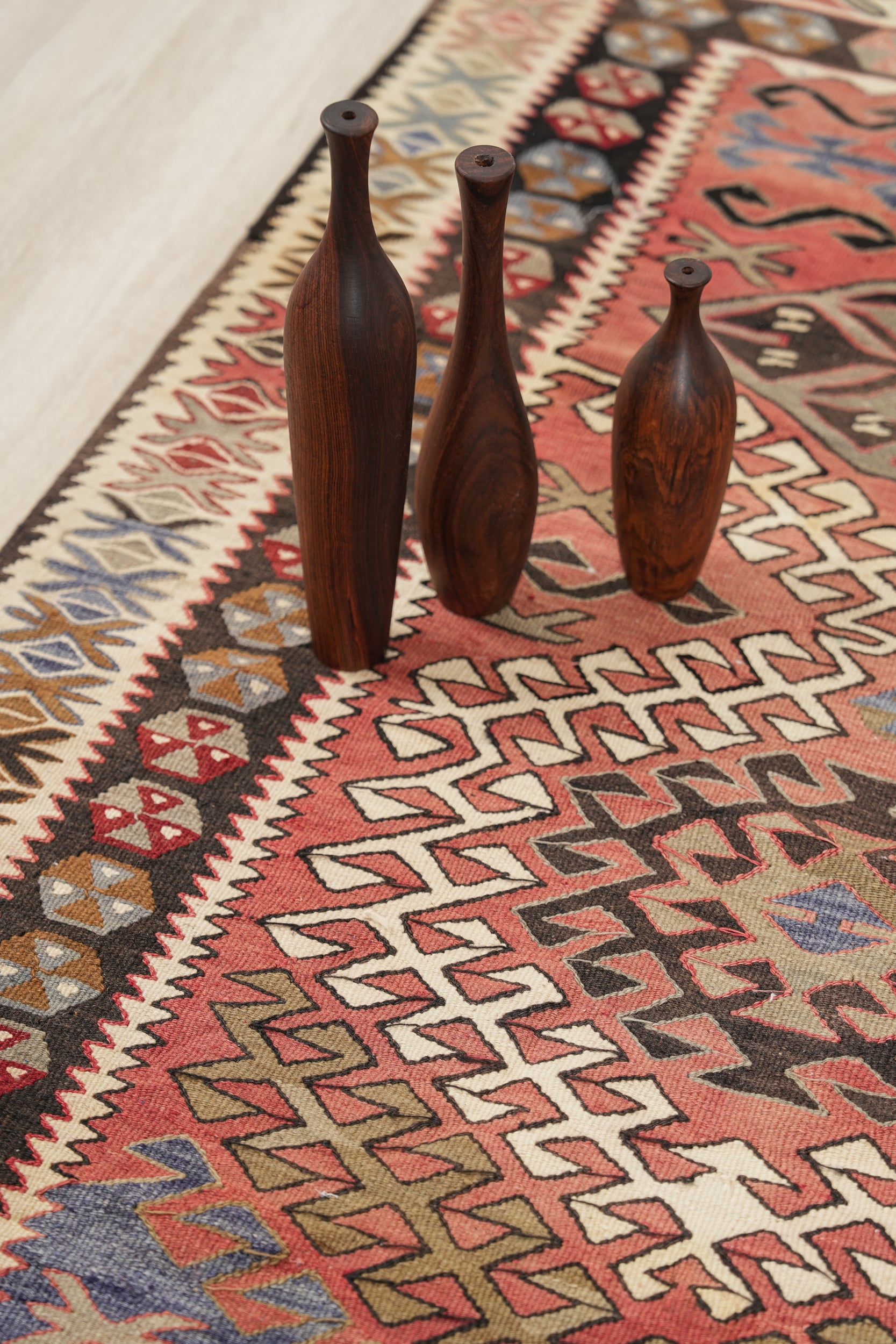 Vintage Turkish Konya Kilim 5'7" x 3'5"