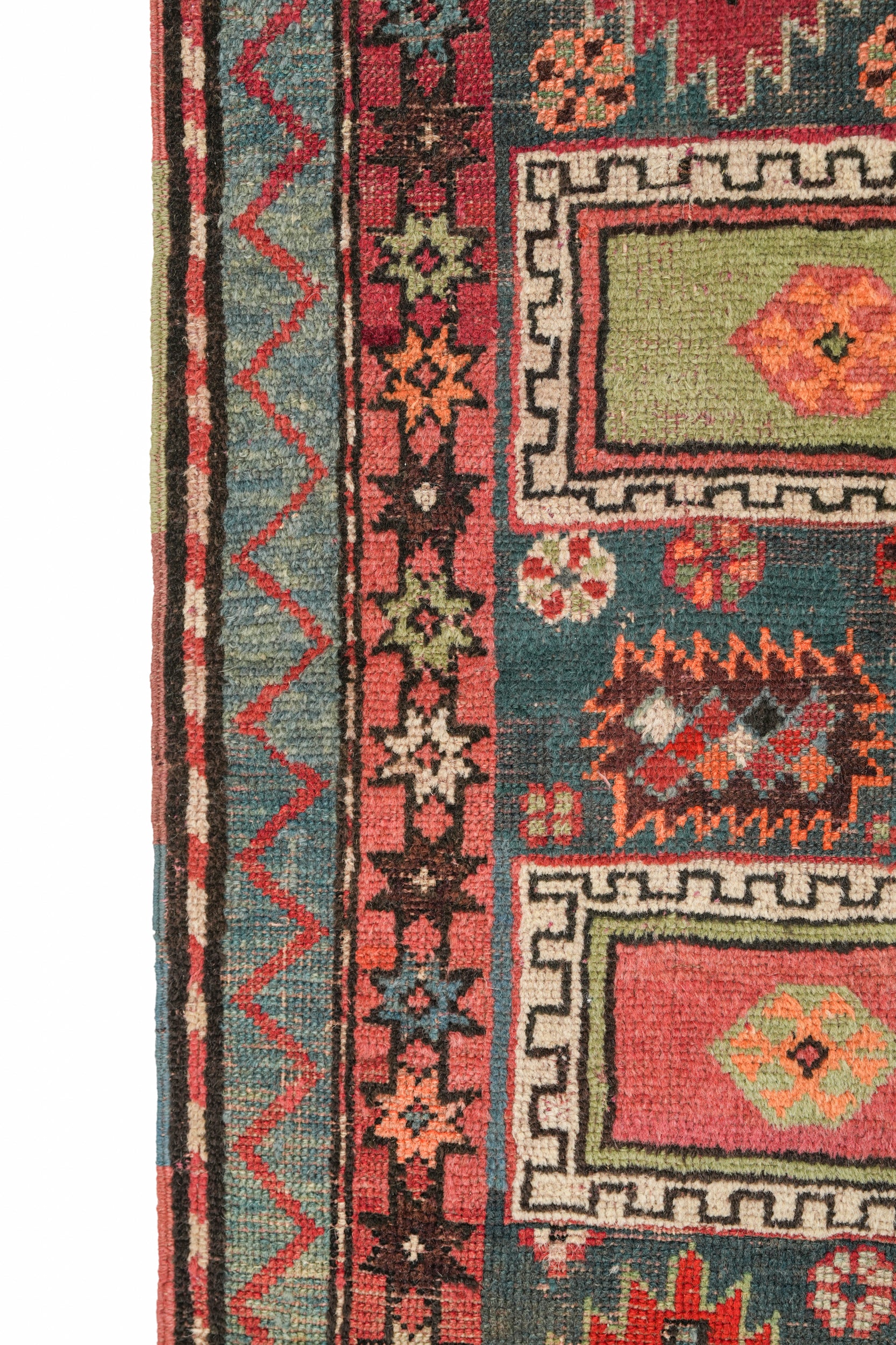Antique Caucasian Karachoph Kazak Rug 4' x 3'3"
