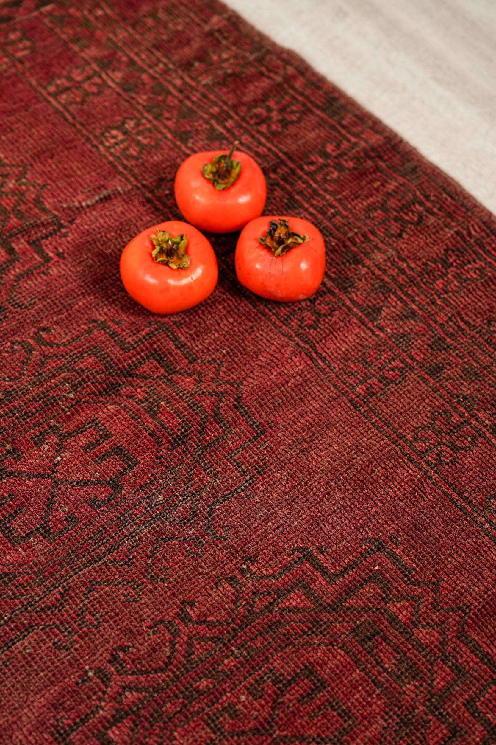 VINTAGE TURKMEN RUG 3'4" X 3'