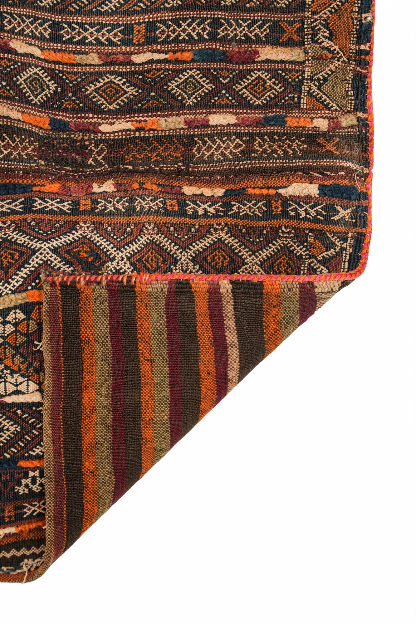 Antique Moroccan Berber Saddle Bag 2'4" x 1'2"