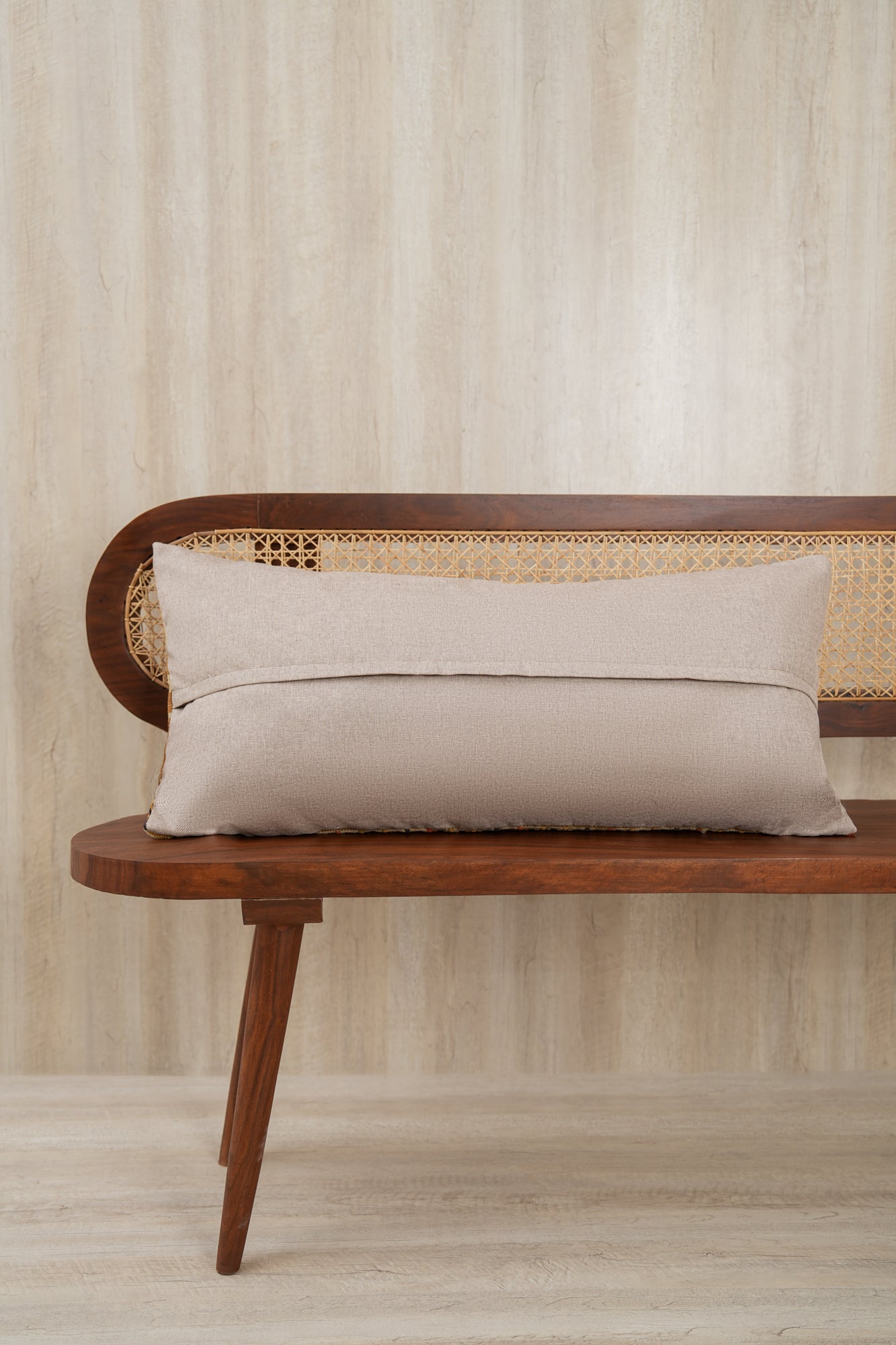 Vintage Scandinavian Embroidery Cushion 2'8" x 1'2"