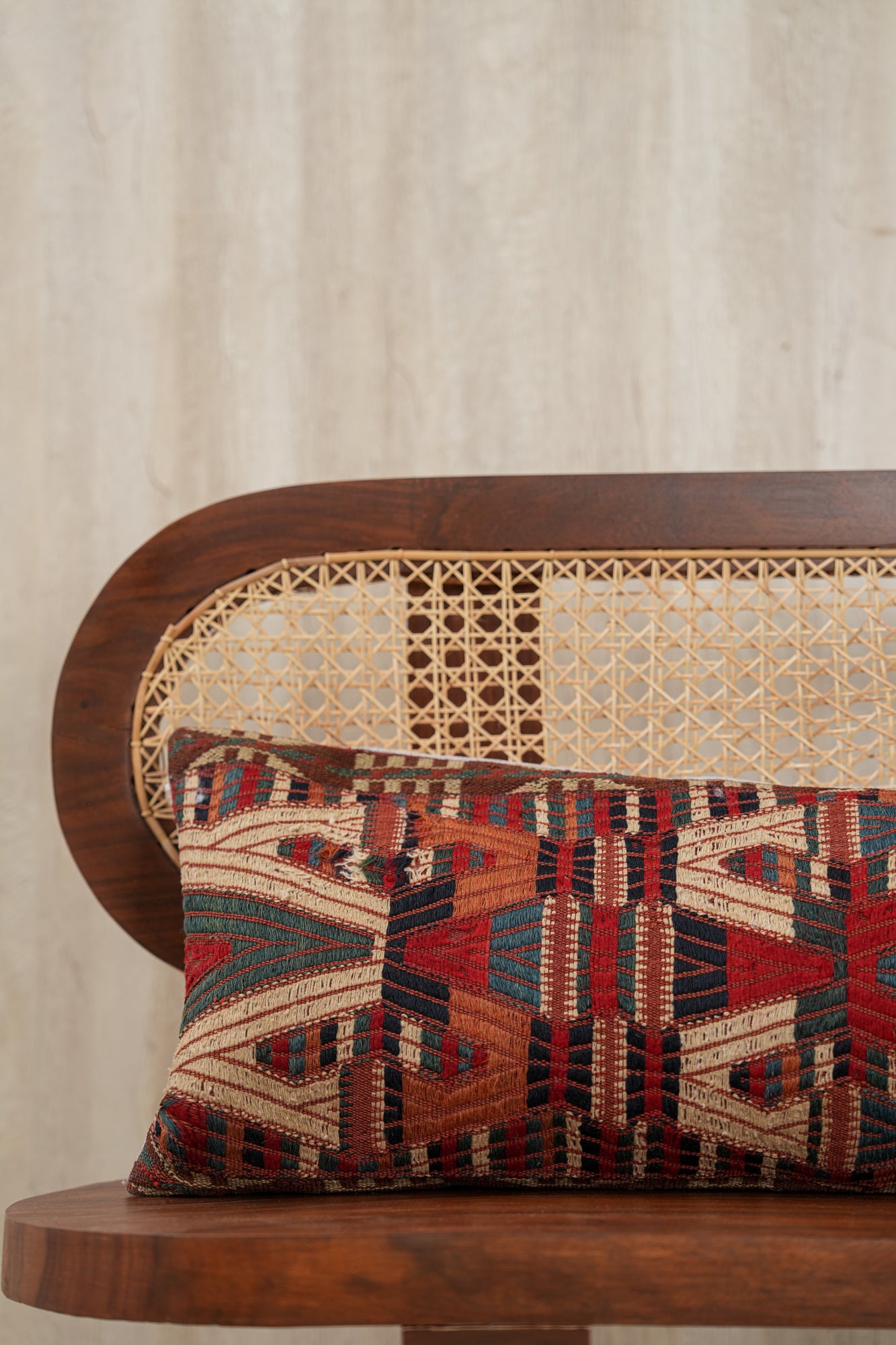 Antique Yamout Lumbar Cushion 3'8" x 1'
