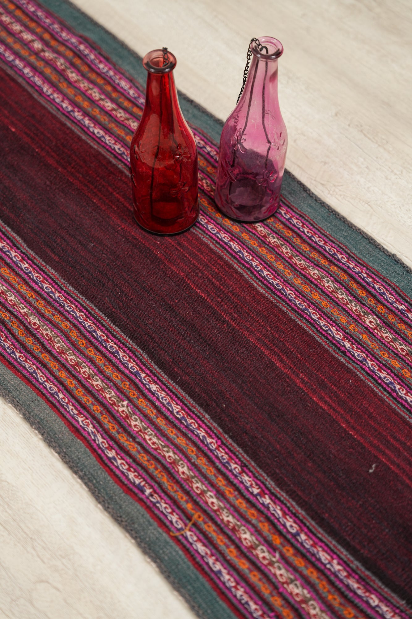 Vintage Peruvian Table Runner 5'2" x 1'4"