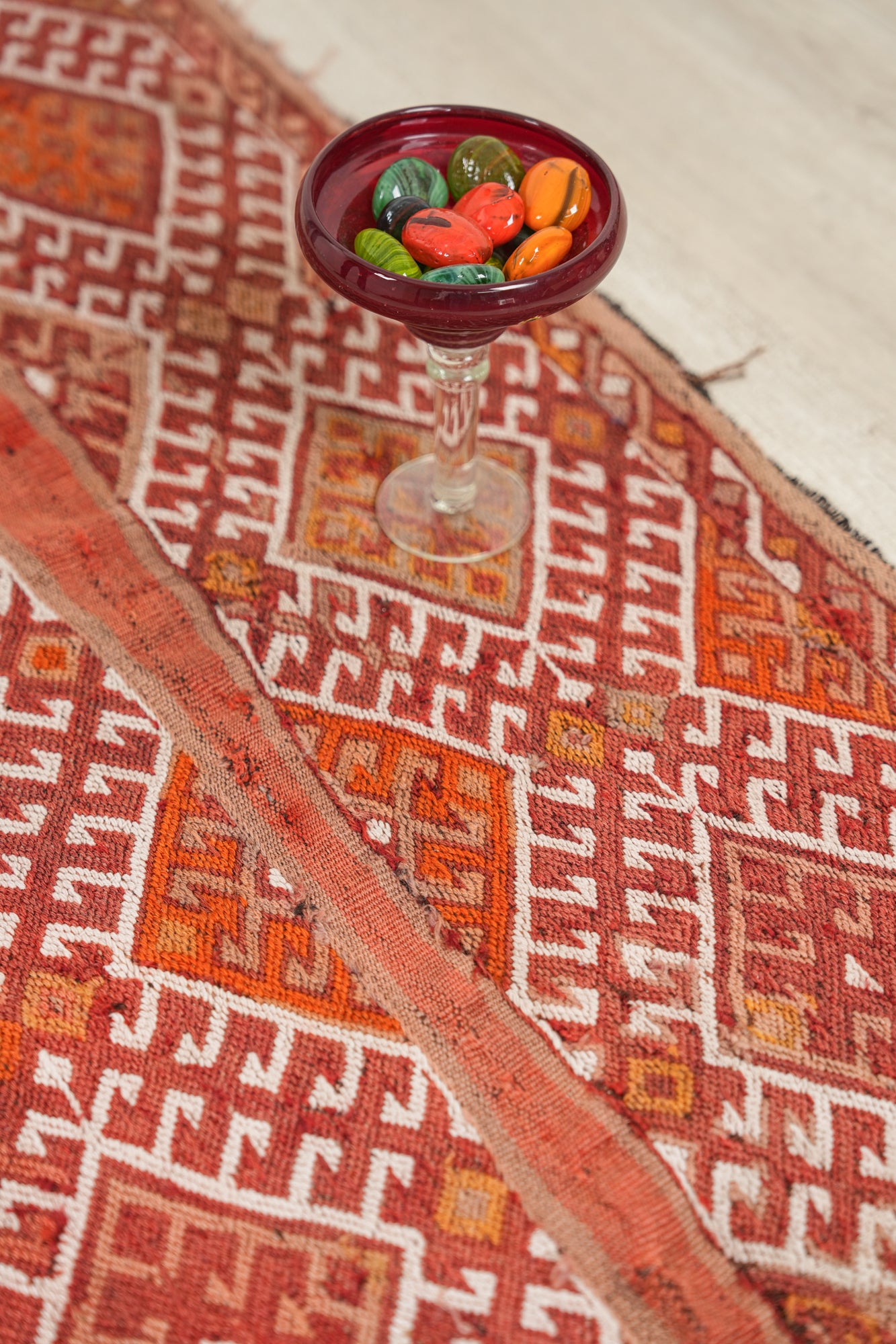 Vintage Moroccan Berber Kilim 3'3" x 2'
