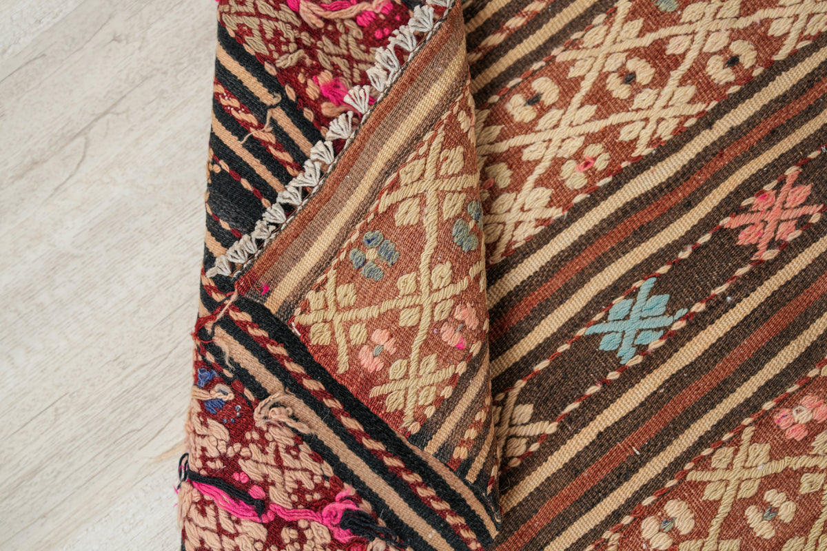 Vintage Turkish Kilim 4'4" X 2'