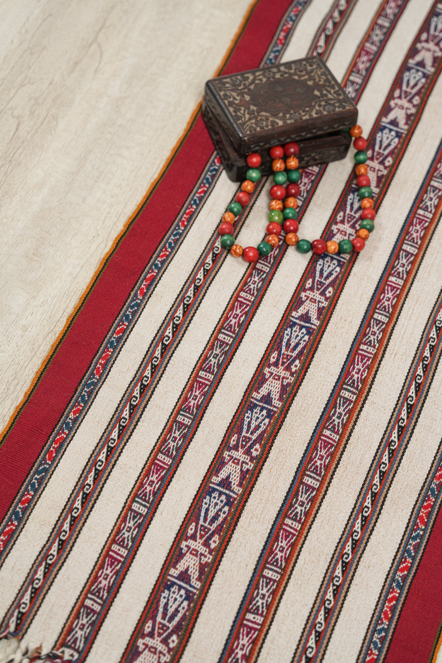 Vintage Peruvian Textile 4'10" x 1'3"