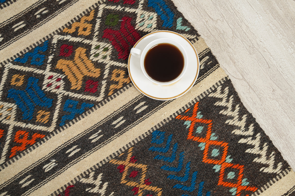 Vintage Moroccan Kilim 4'1" x 2'2"