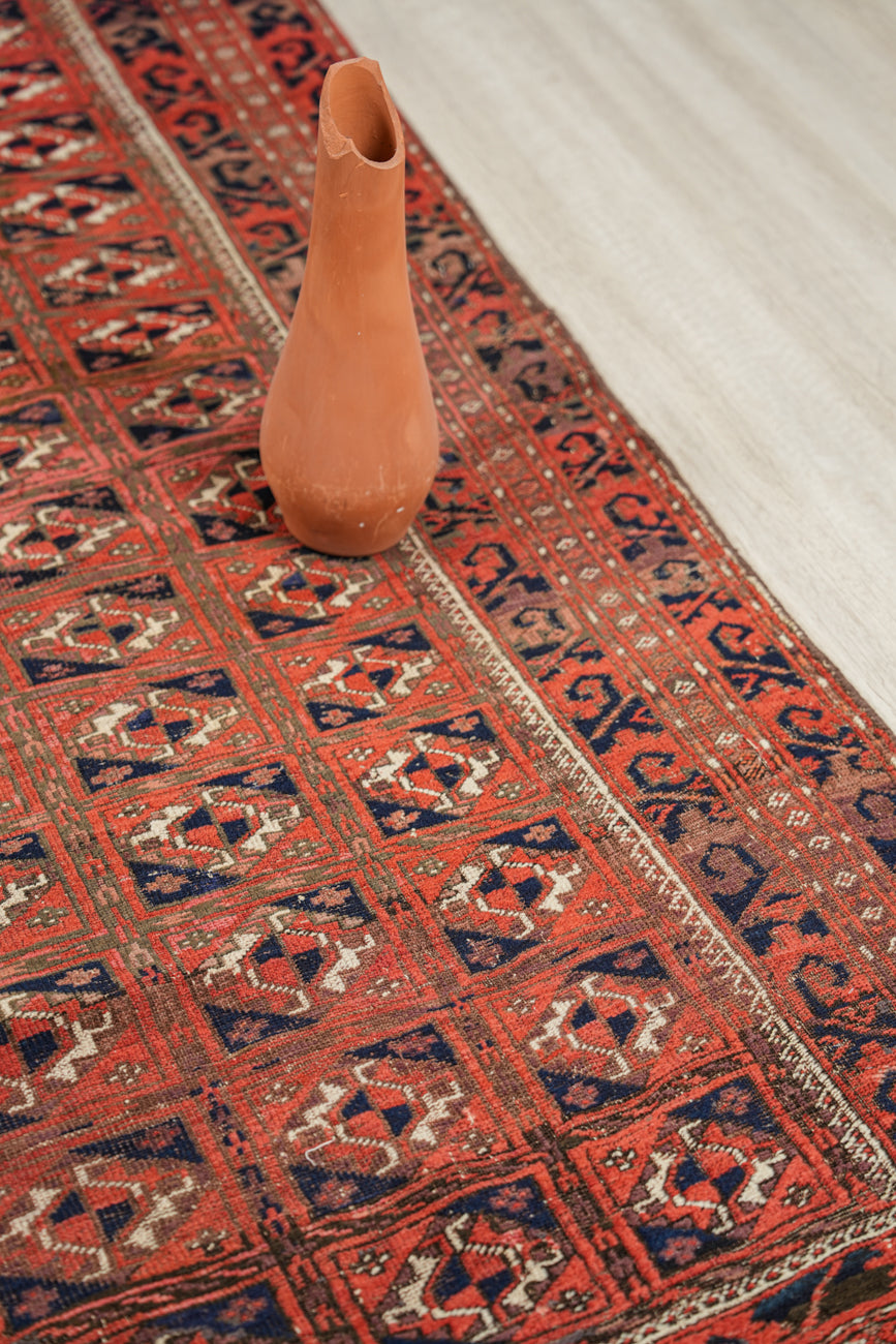 Antique Turkmen Rug 6' x 2'6"