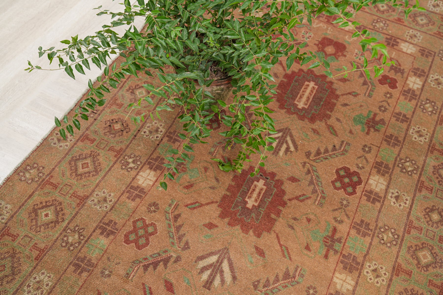 Vintage Baloch Hallway Rug 14' X 4'6"