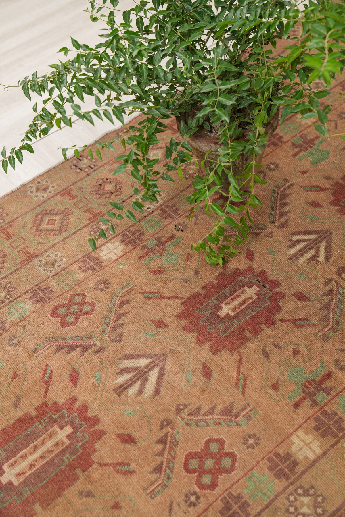 Vintage Baloch Hallway Rug 14' X 4'6"